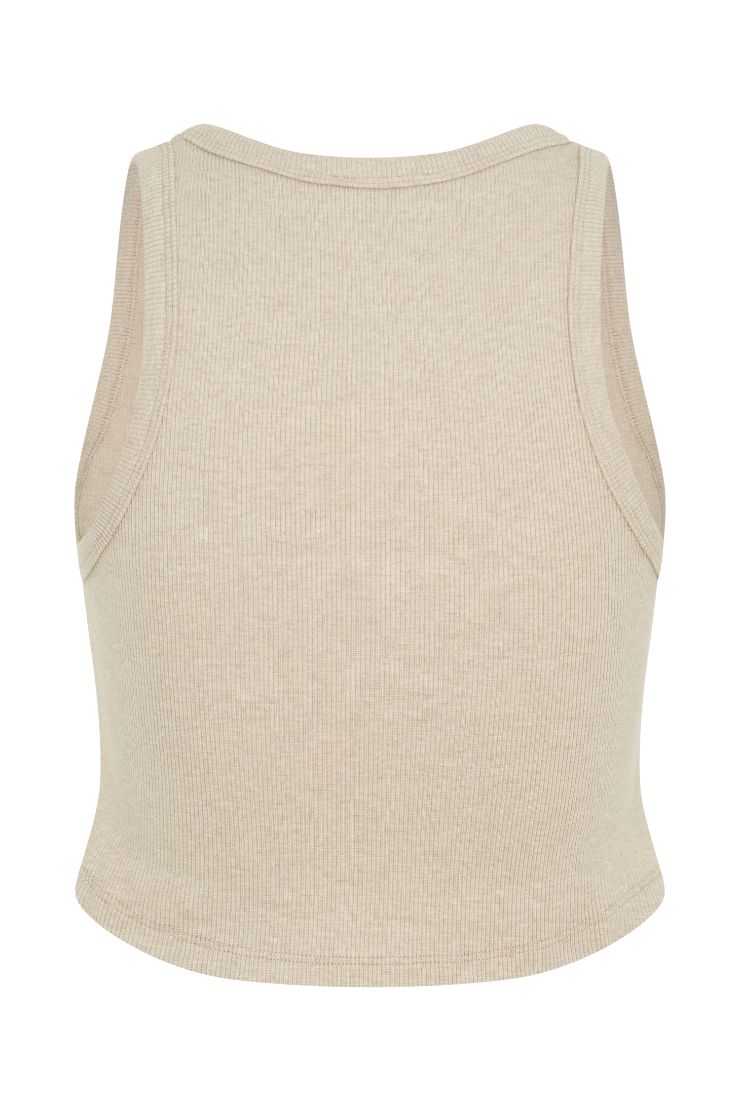 Morgana Ribbed Tank Top - Neutral Marle、mySite、solidvoid