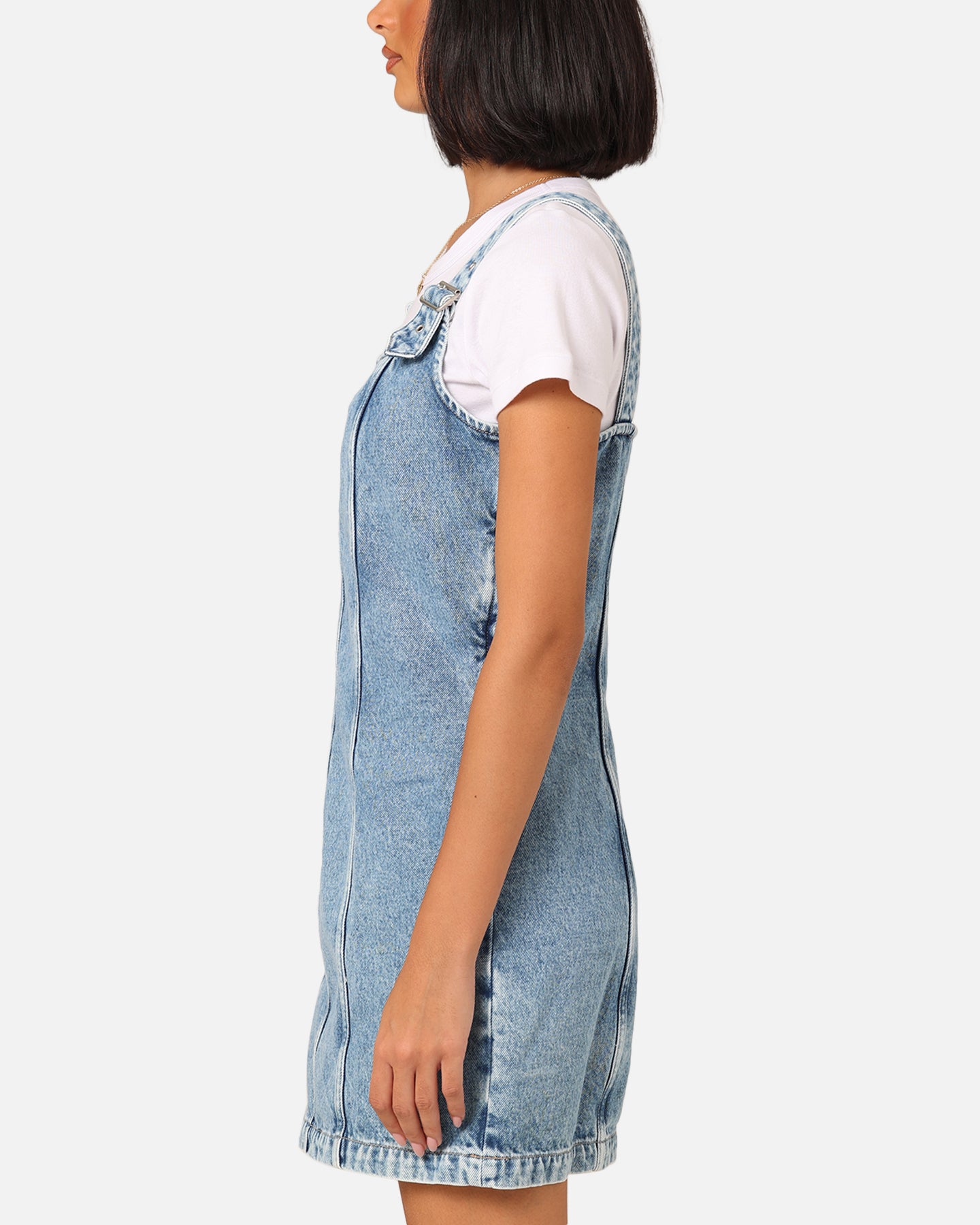 Tommy Jeans Women's Buckle Mini Dress Denim Light、mySite、zt4zffjzw