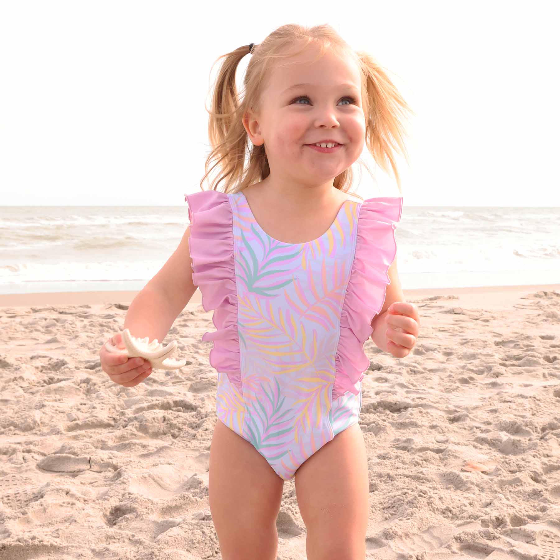  Double Ruffle One Piece | Island Palms、mySite、layawaytickets