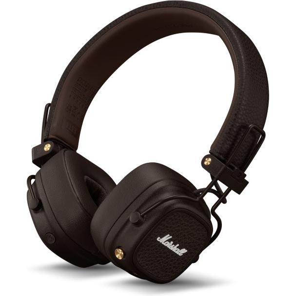 Marshall MAJOR V Wireless On-Ear Bluetooth Headphones (Brown)、mySite、camillekostekn