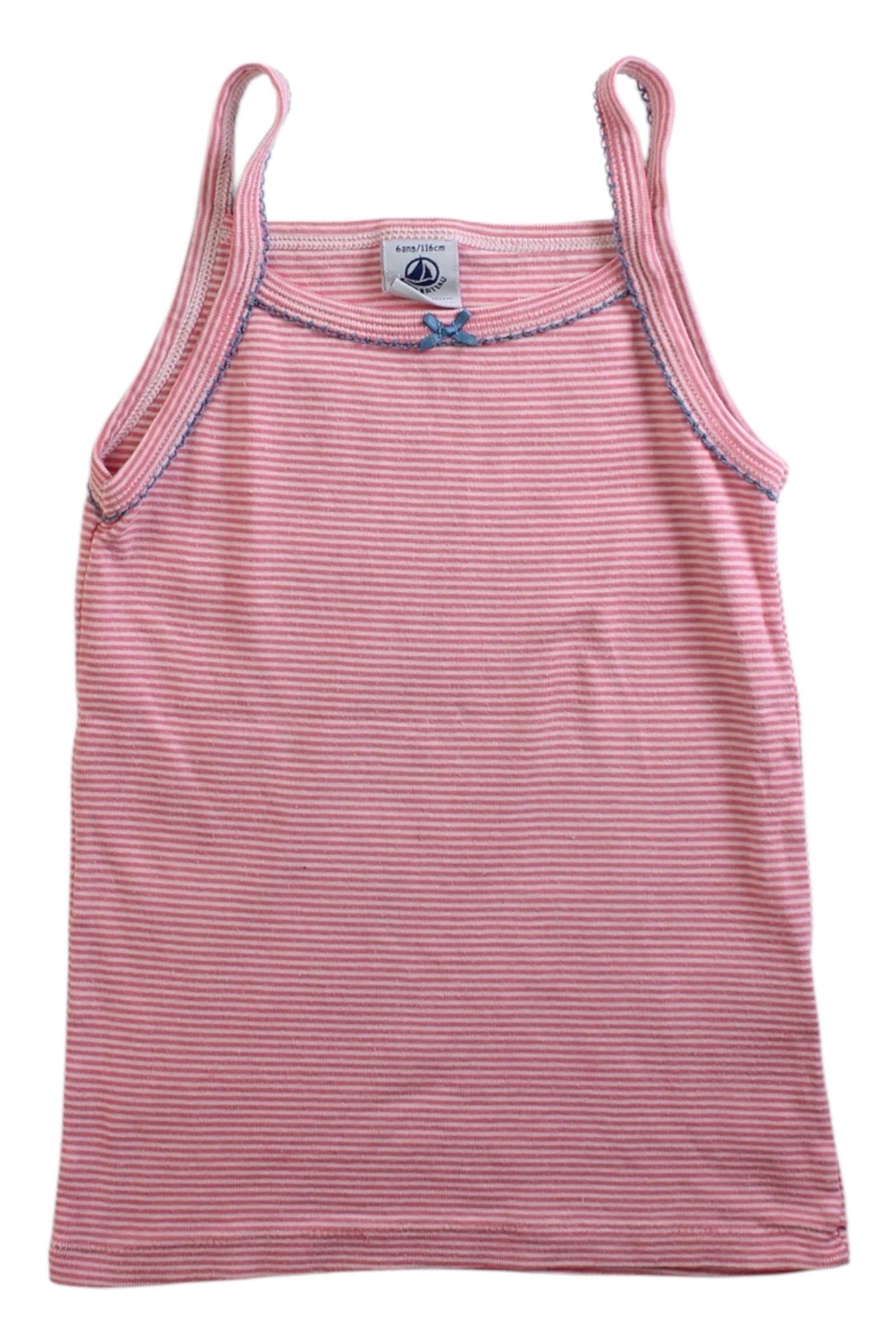 Petit Bateau Sleeveless Striped Top 6T、mySite、g9winljtr
