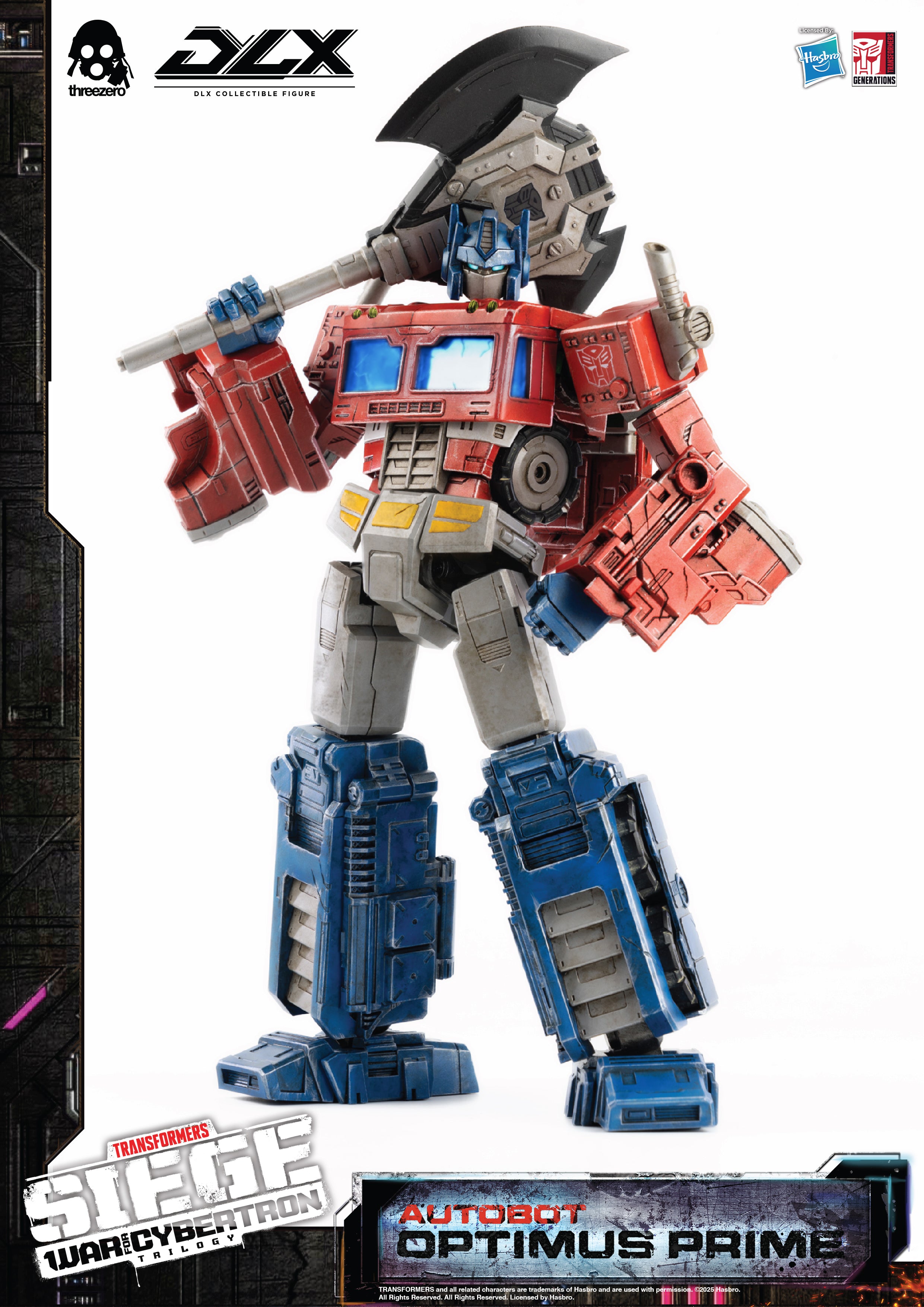 Threezero Transformers: War for Cybertron Trilogy DLX Optimus Prime、mySite、hgirdovlk