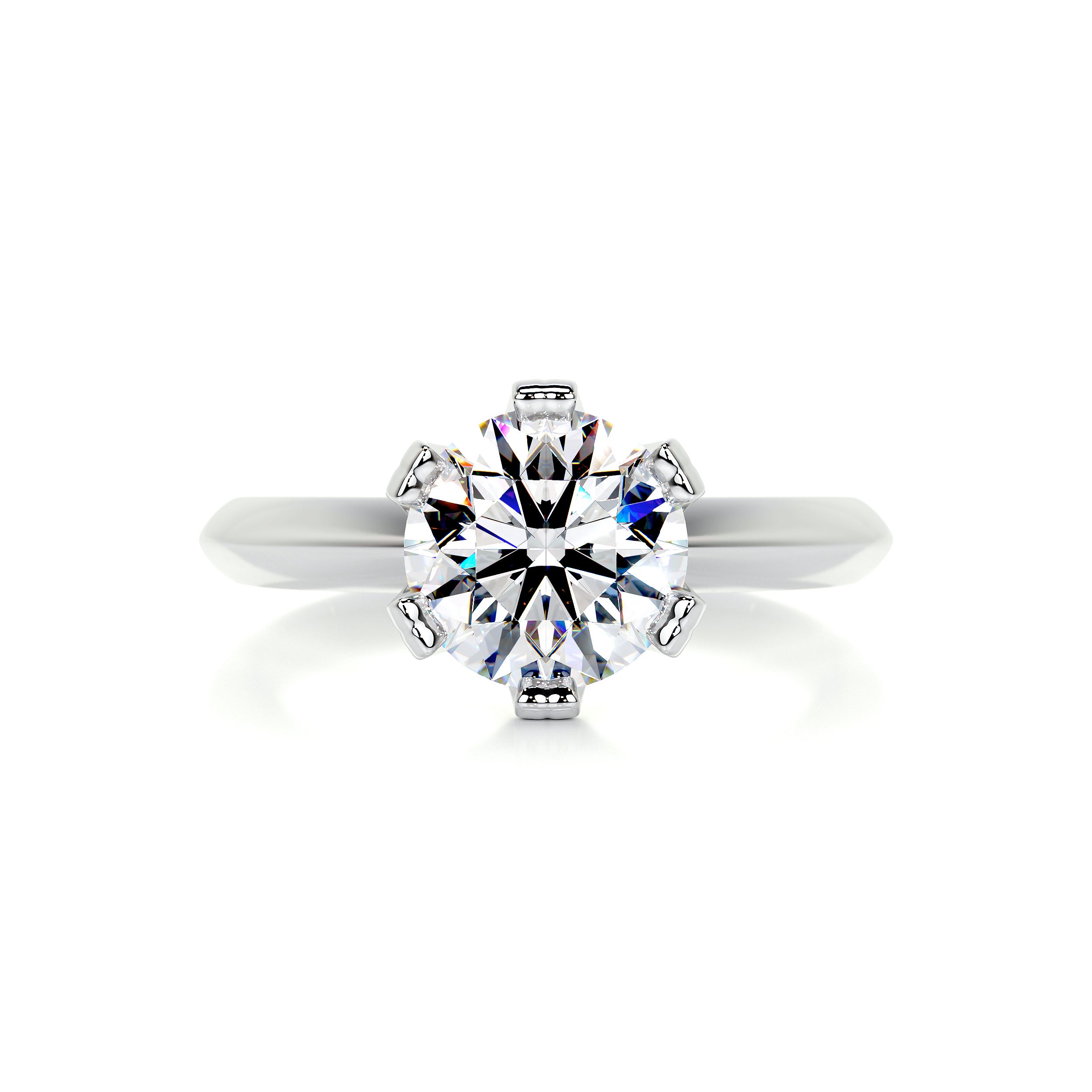 Alexis Moissanite Ring -14K White Gold、mySite、hinf8tx79