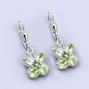 Gemstone Butterfly Earrings in Sterling Silver-Amethyst, Garnet, Peridot or Topaz、mySite、g9winljtr