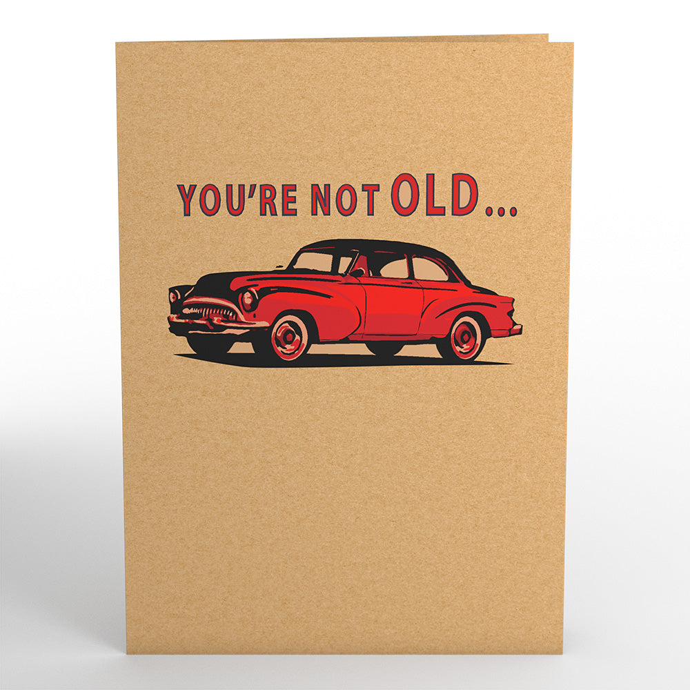 Happy Birthday Classic Car Pop-Up Card、mySite、solidvoid