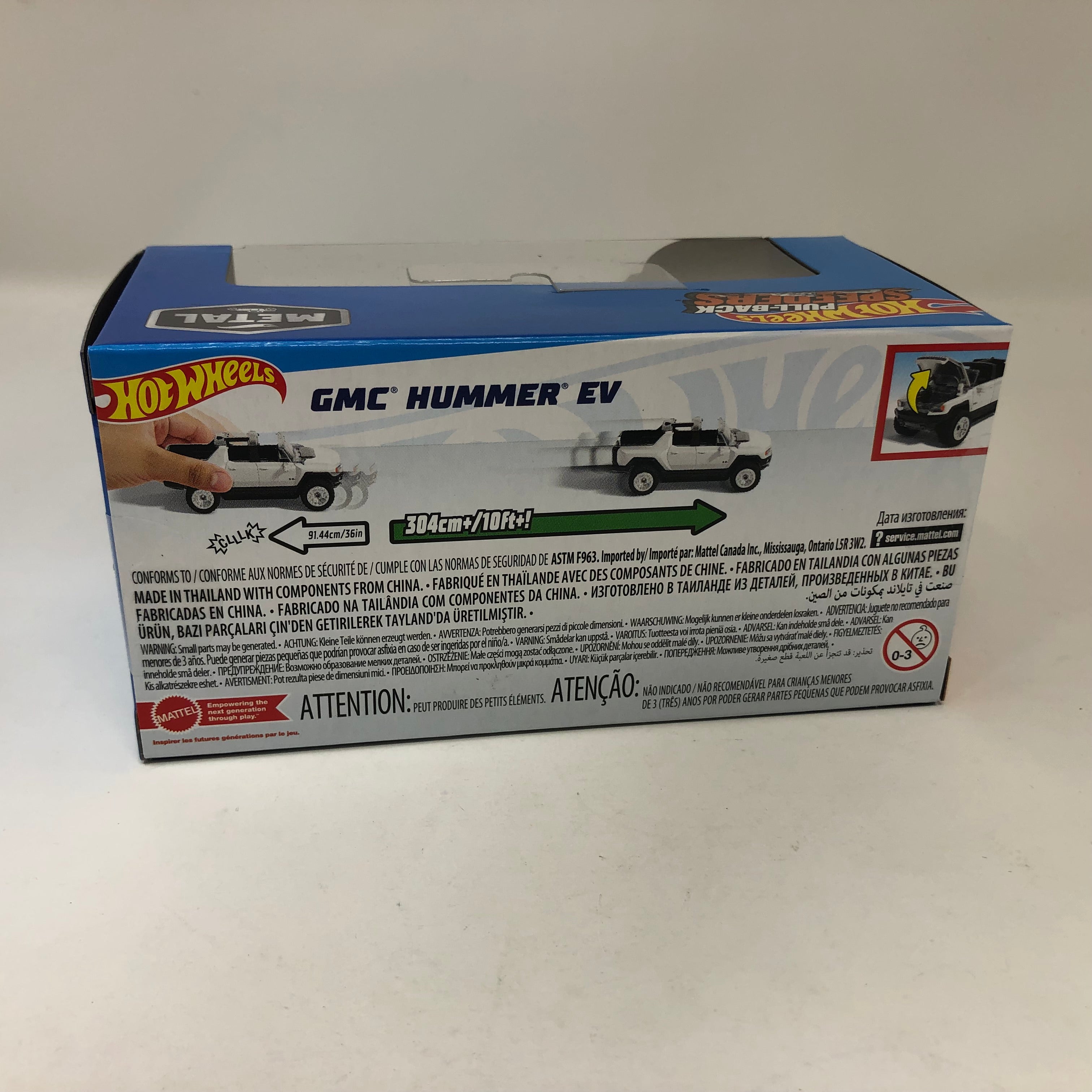 GMC Hummer EV * 2023 Hot Wheels Pull-Back Speeders 1:43 scale、mySite、hgirdovlk