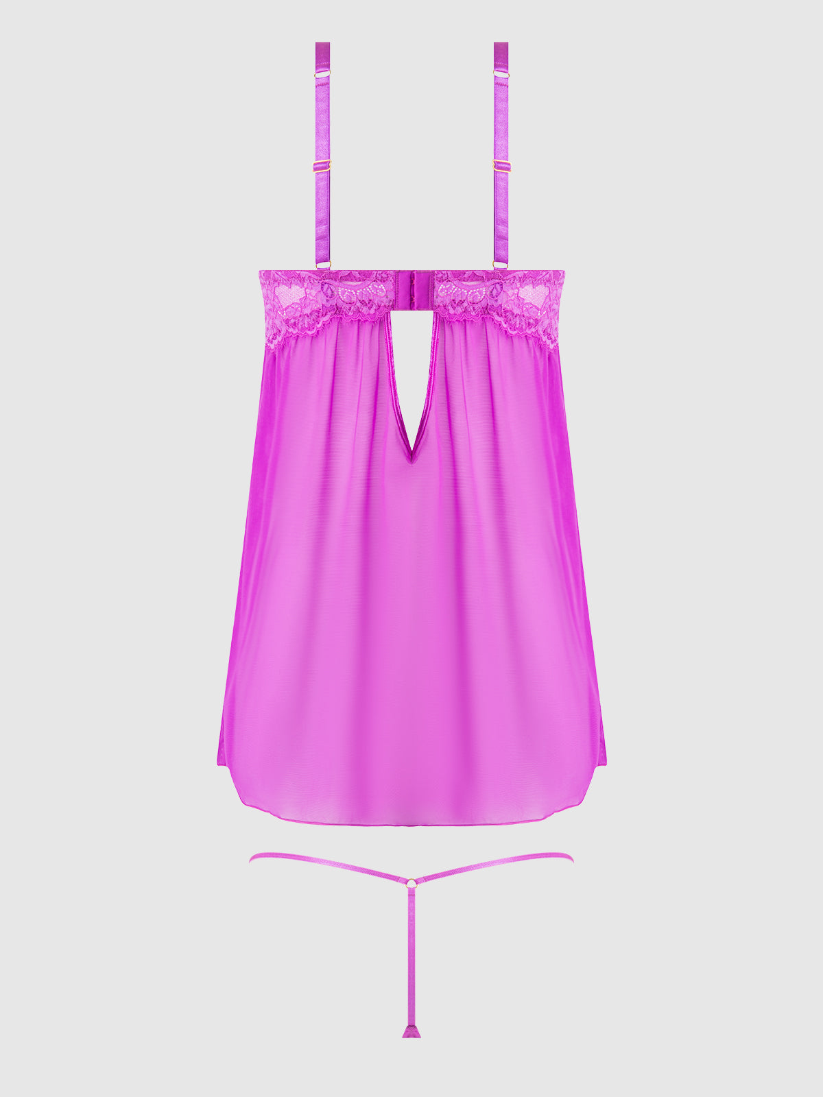 Arianna Lace & Chains Underwire Babydoll、mySite、bengalsvssteelers