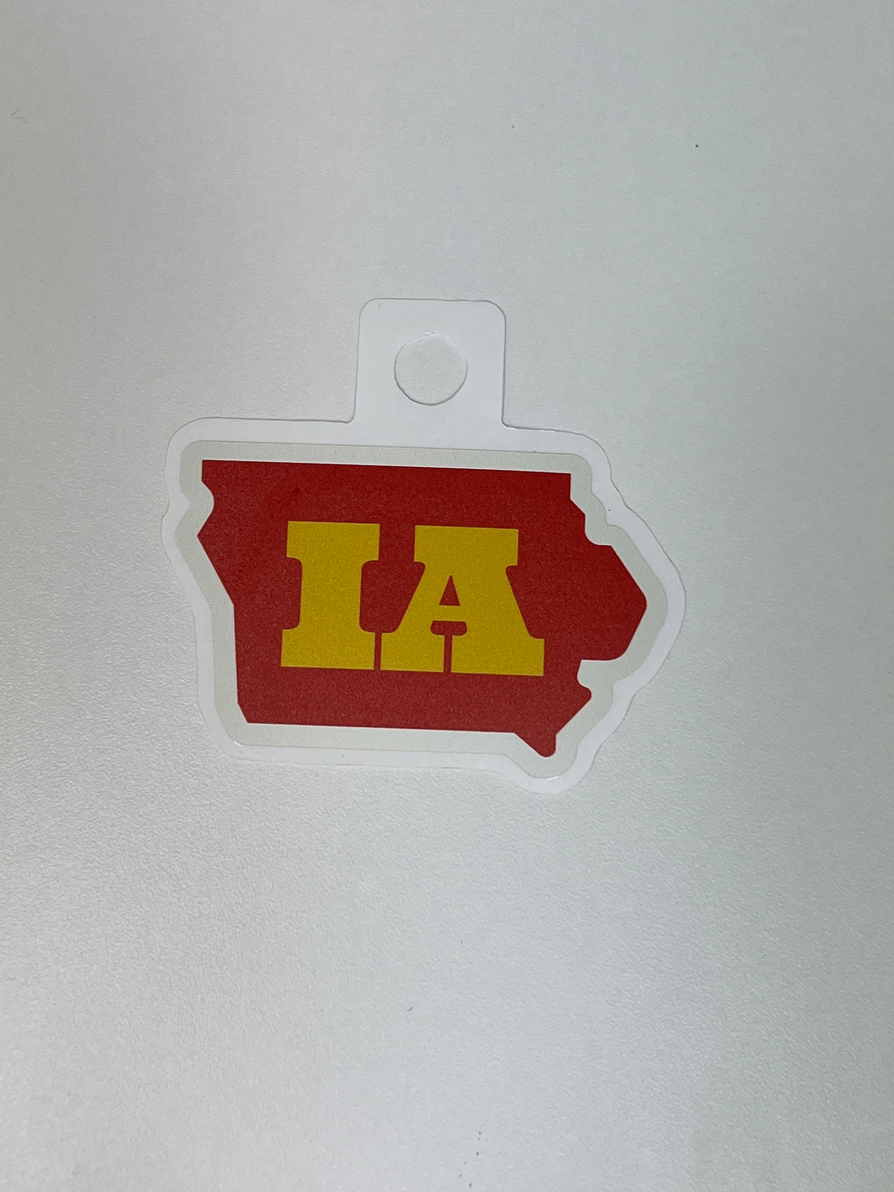 Iowa Outline Sticker (Red&Yellow)、mySite、garagedoors4me
