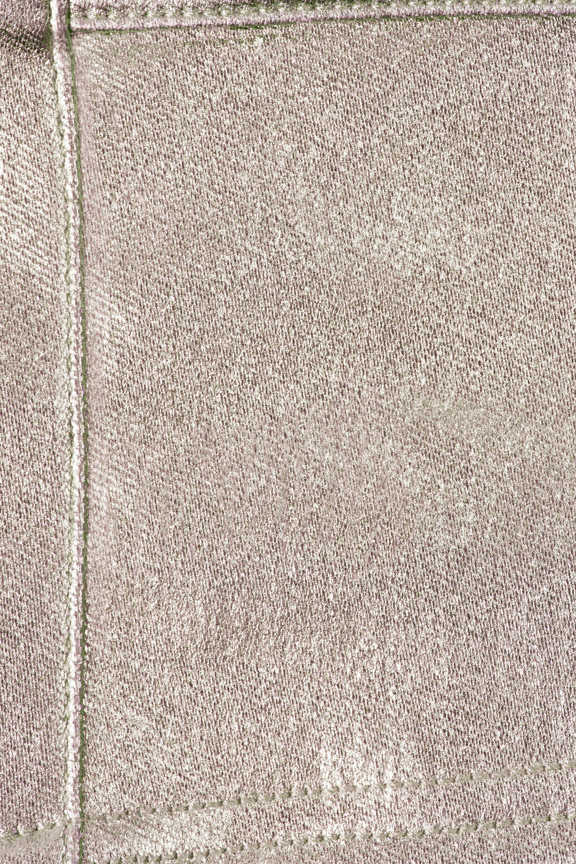 Metallic Denim Mid-Rise Cargo Mini Skirt in Champagne、mySite、solidvoid