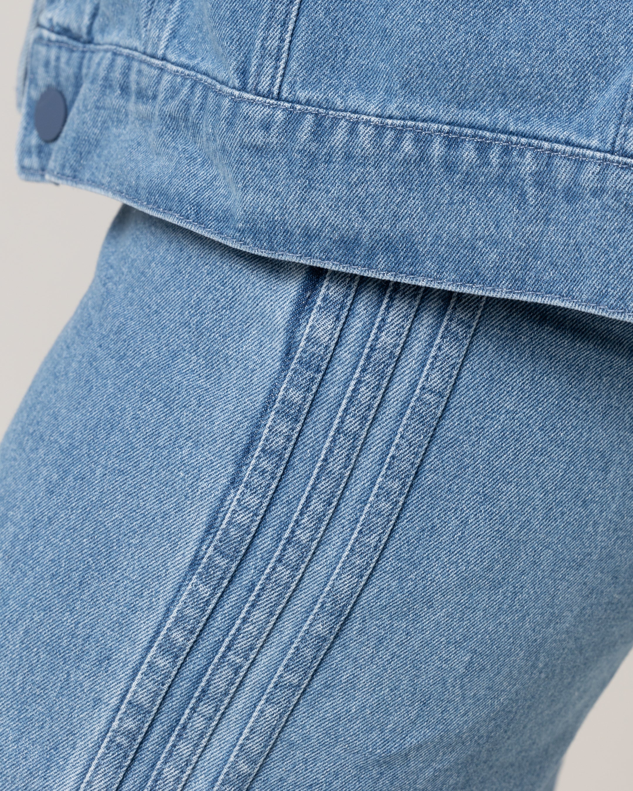 Adidas X KSENIASCHNAIDER Women's 3-Stripe Jeans Light Denim、mySite、zt4zffjzw