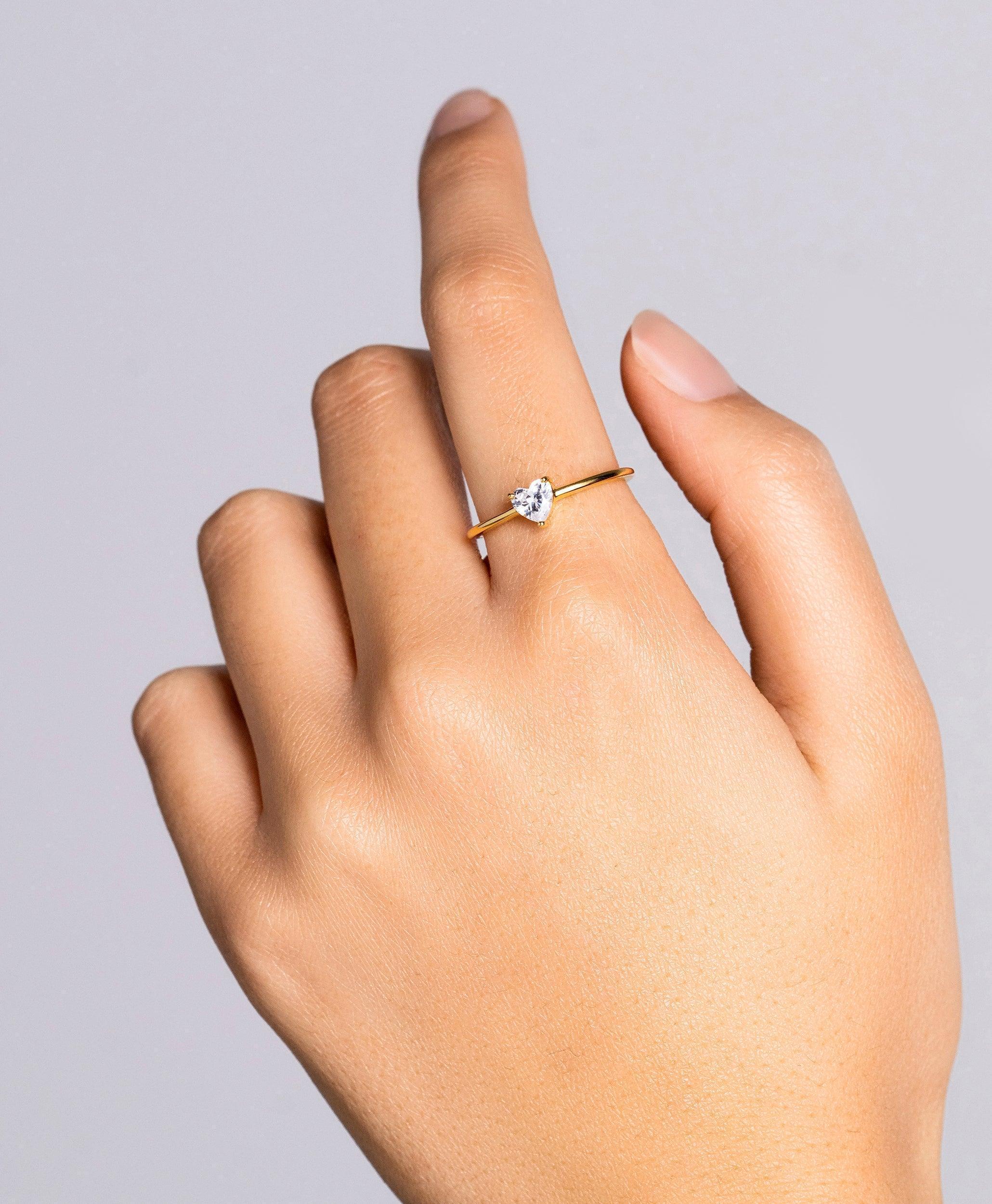 Luv Ring White 18ct Gold Plated、mySite、botmansion