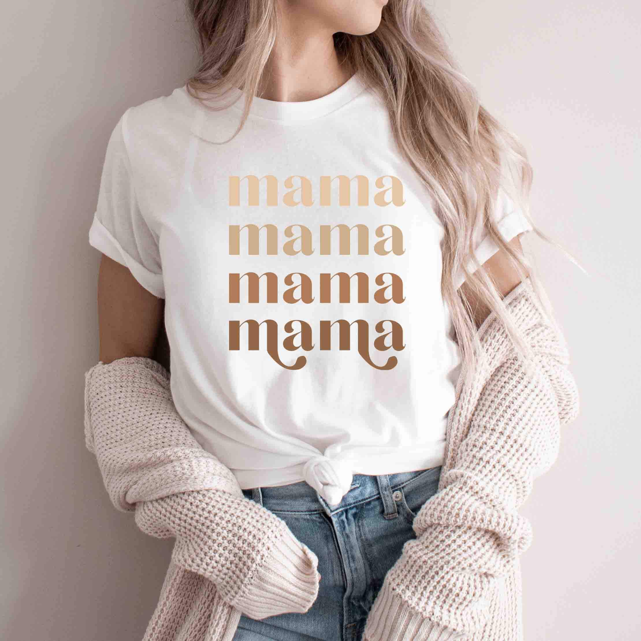 Retro Mama Graphic Tee | White、mySite、layawaytickets