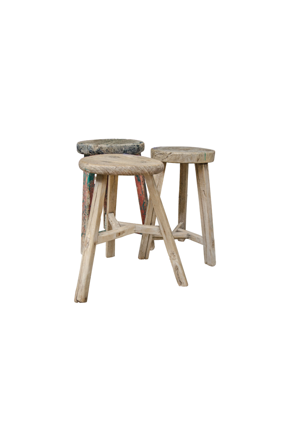 Wooden Round Stool | Versmissen、mySite、neckold