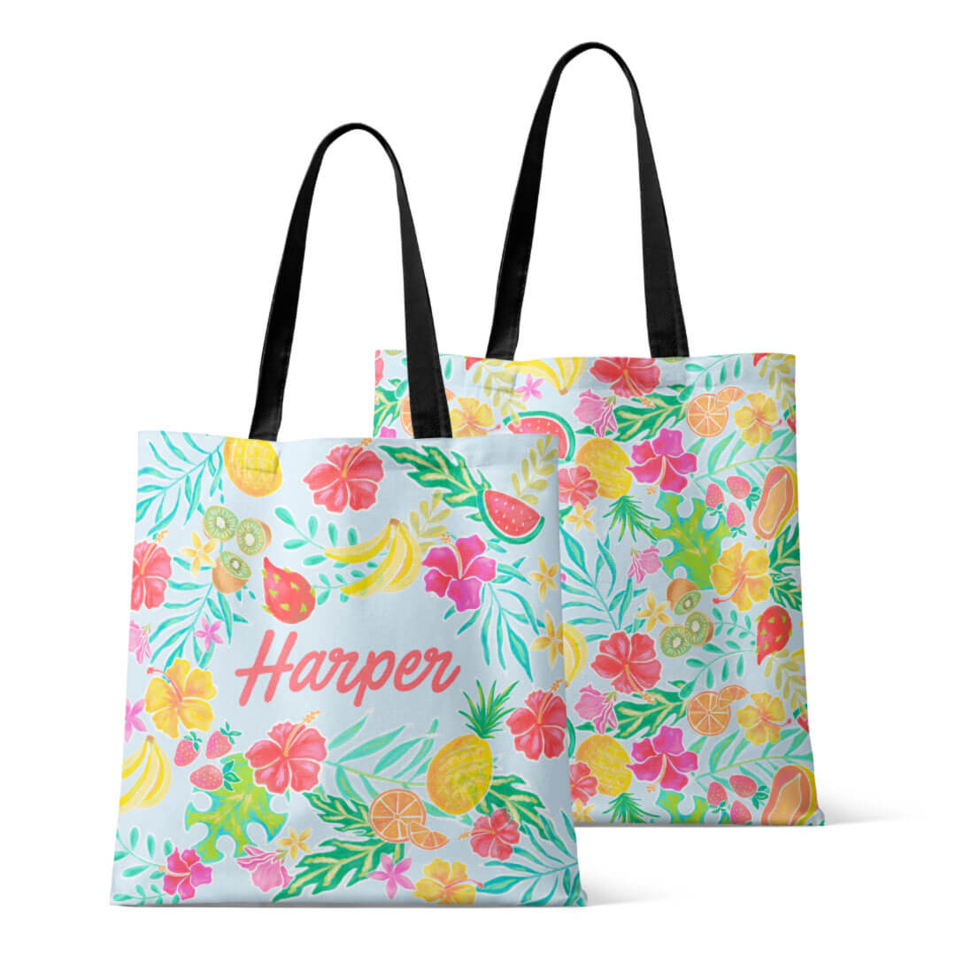  Personalized Tote Bags | Tropical Paradise、mySite、layawaytickets