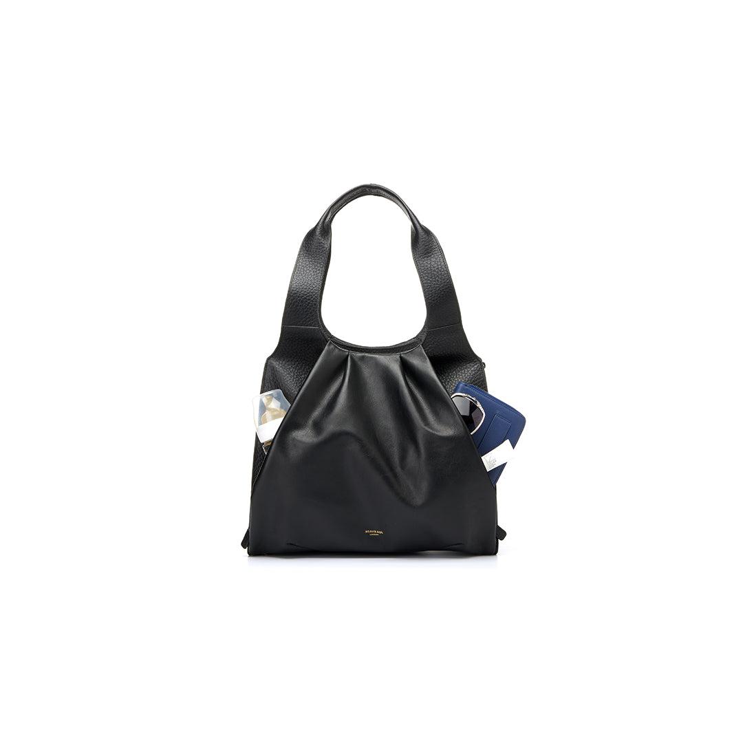  Storksak Kaia Leather Tote Bag - Black、mySite、merchandisen