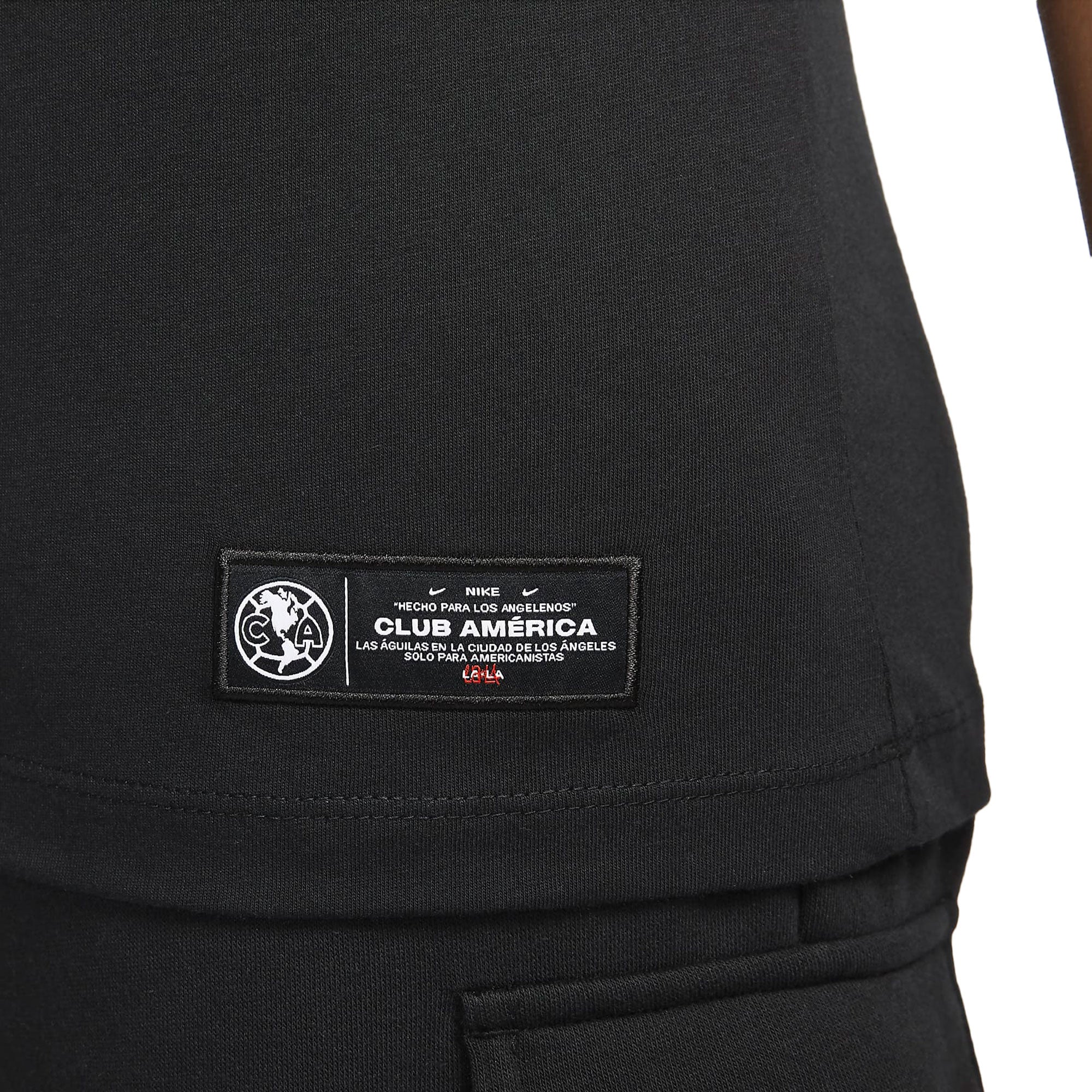 Nike Women's Club America 2021/22 LA Tee Black/Orange、mySite、noshort