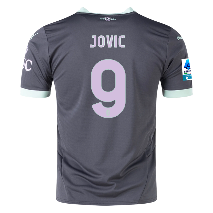 Puma AC Milan Luka Jovic Third Jersey w/ Serie A Patch 24/25 (Shadow Gray/Fresh Mint)、mySite、shPuma AC Milan Luka Jovic Third Jersey w/ Serie A Patch 24/25 (Shadow Gray/Fresh Mint)、mySite、glenpowelloop_name