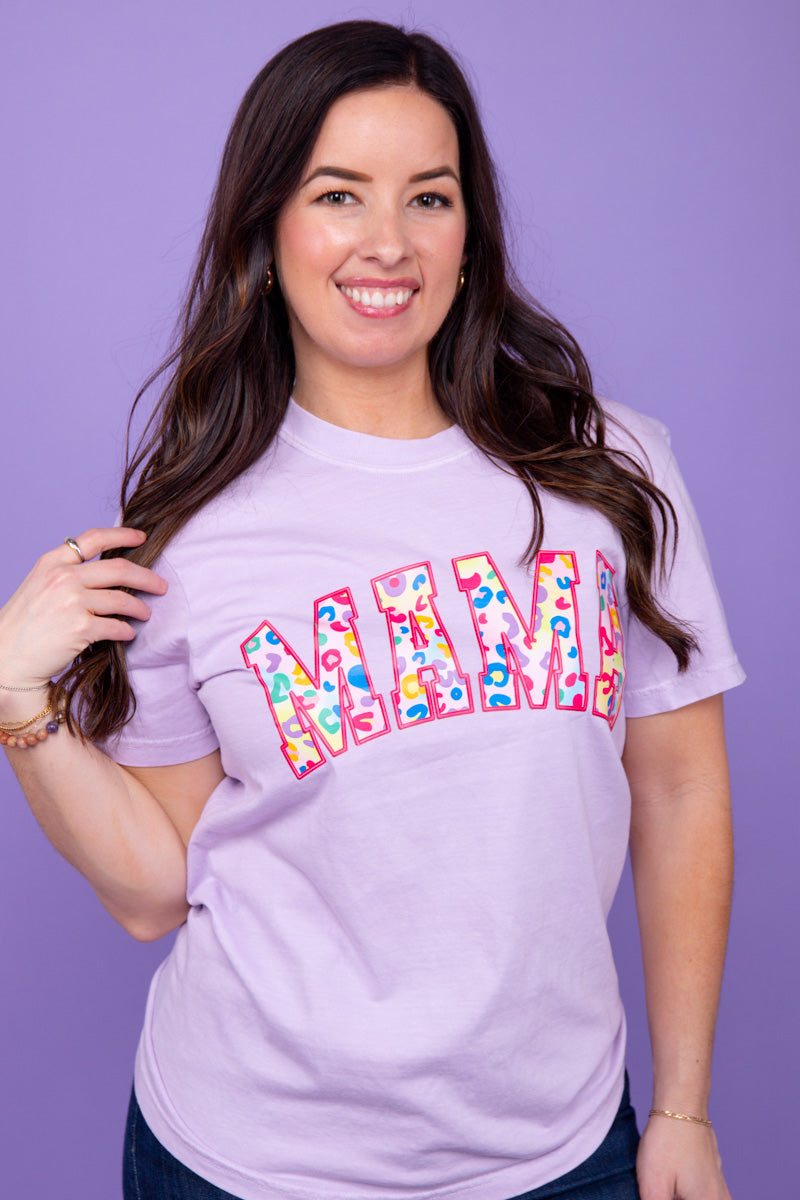 MAMA Graphic Tee - Colorful Leopard、mySite、hinf8tx79