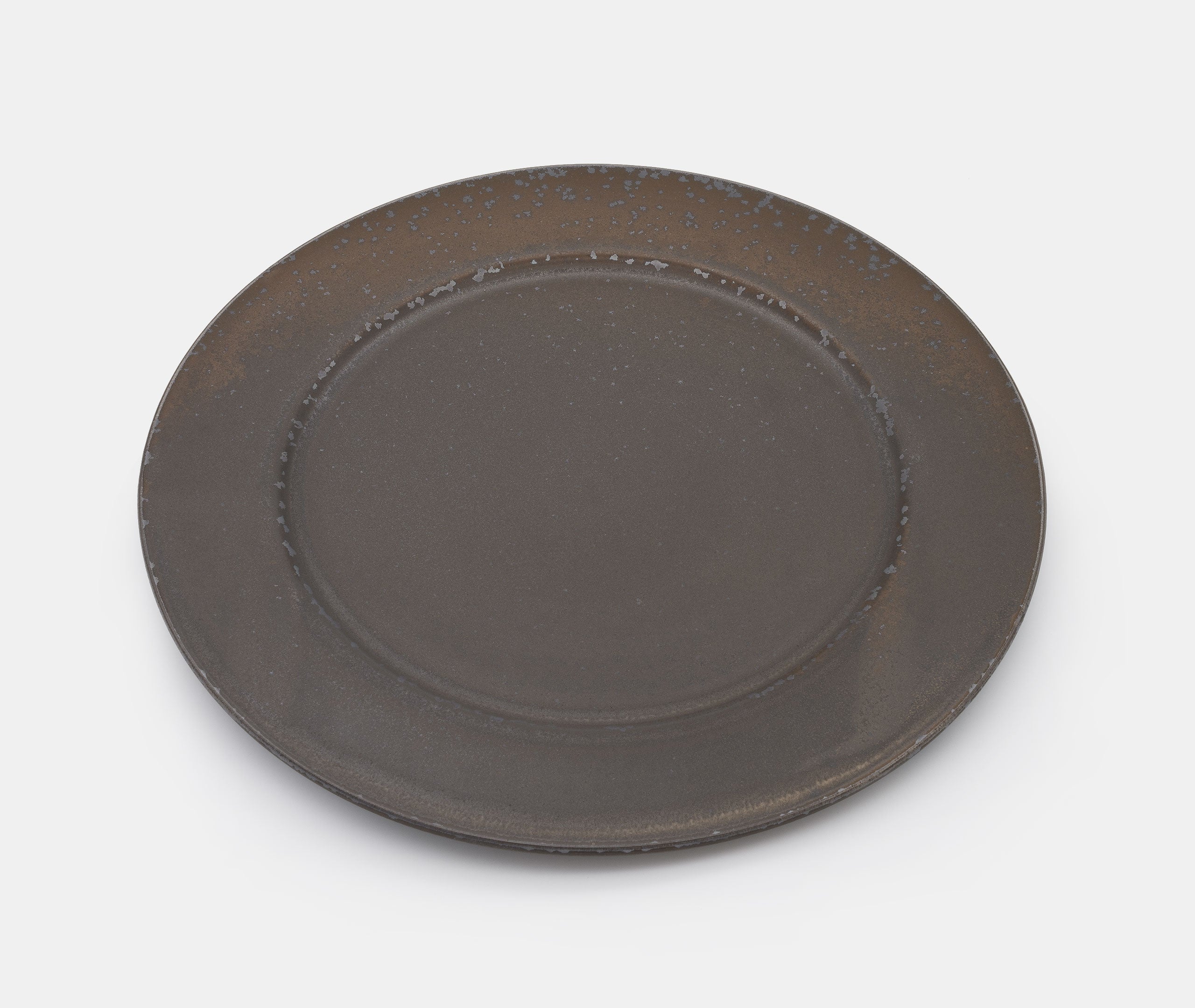 Glazed Stoneware Plate Medium - Black、mySite、topwebapps