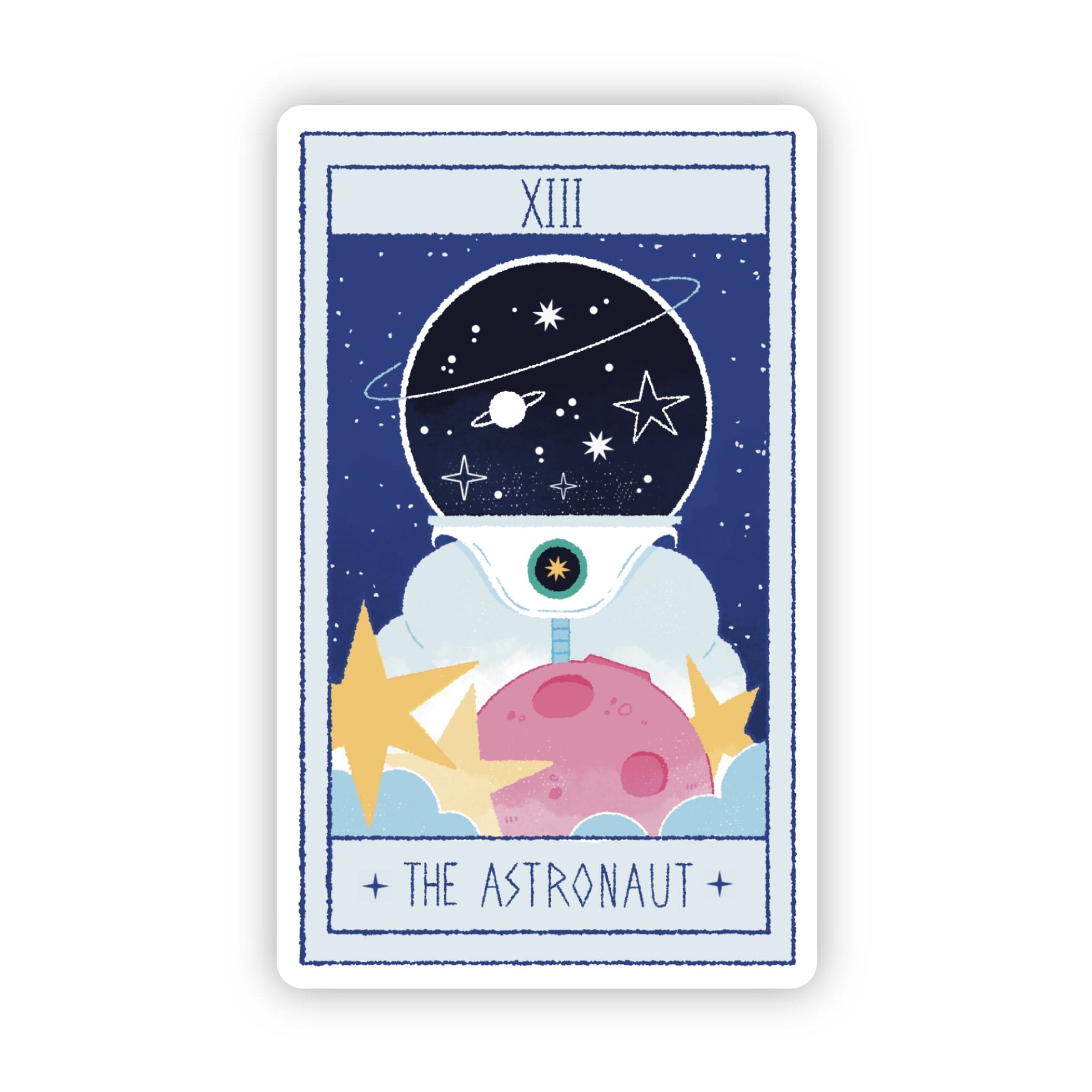  The Astronaut Tarot Card Sticker、mySite、elrpsem3k