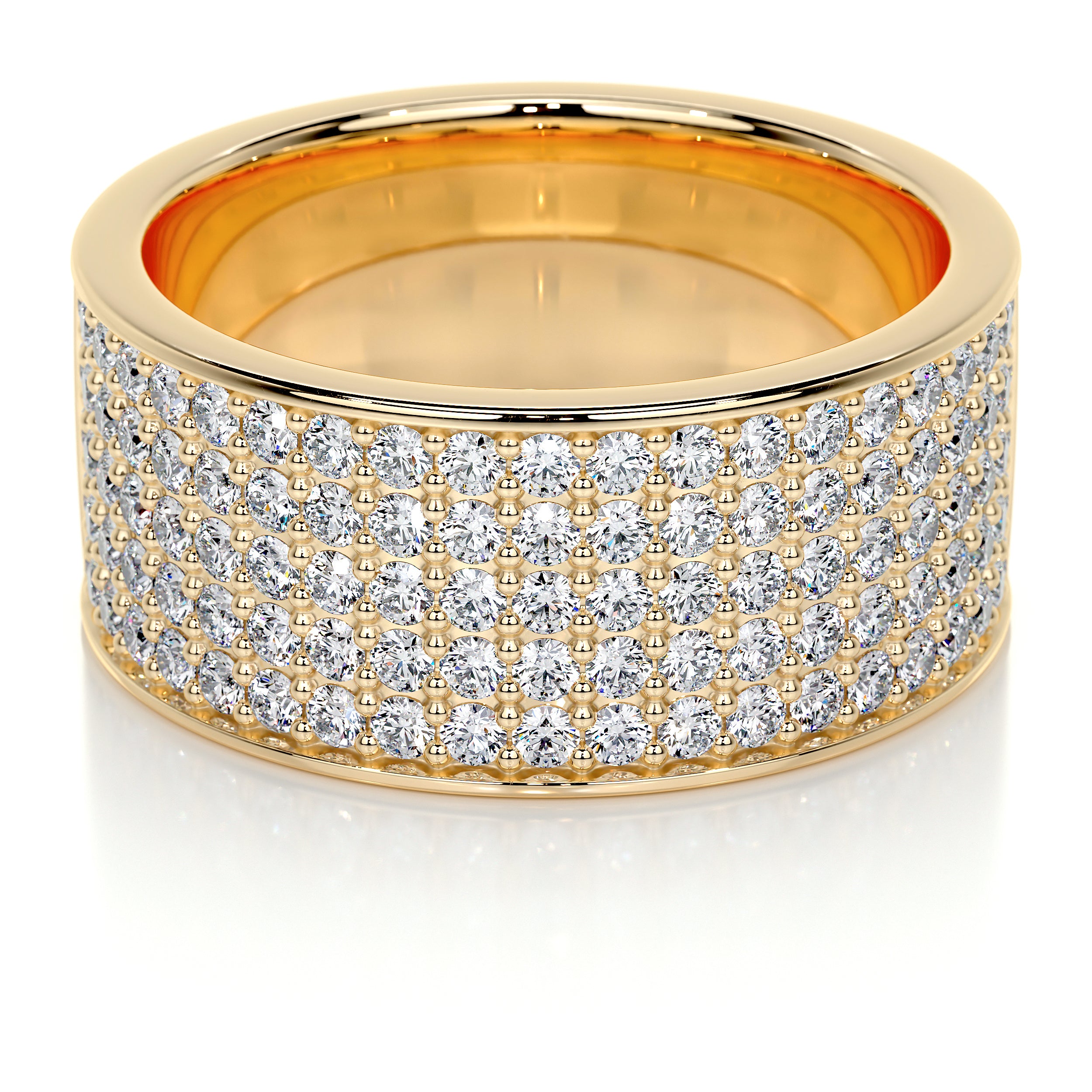 June Lab Grown Diamond Wedding Ring (1 Carat) -18K Yellow Gold、mySite、hinf8tx79