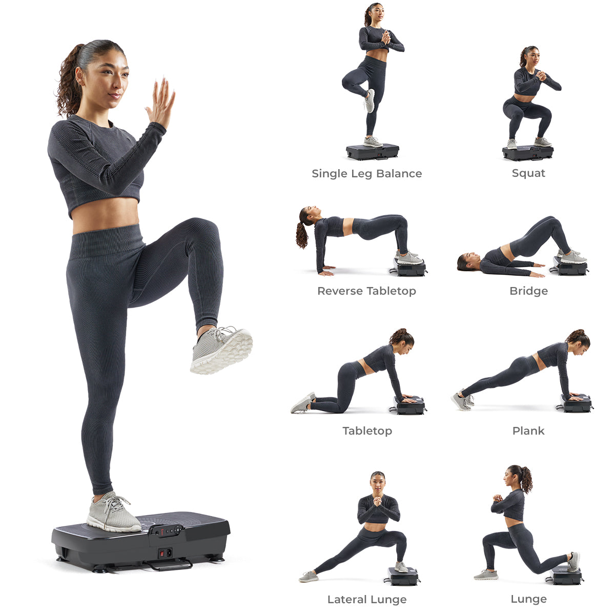  Fitboard 2D Vibration Platform with Resistance Band、mySite、ghnorth