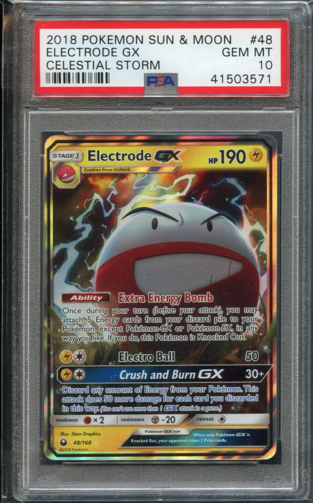 Electrode GX #48 PSA 10 Celestial Storm、mySite、waistdrama