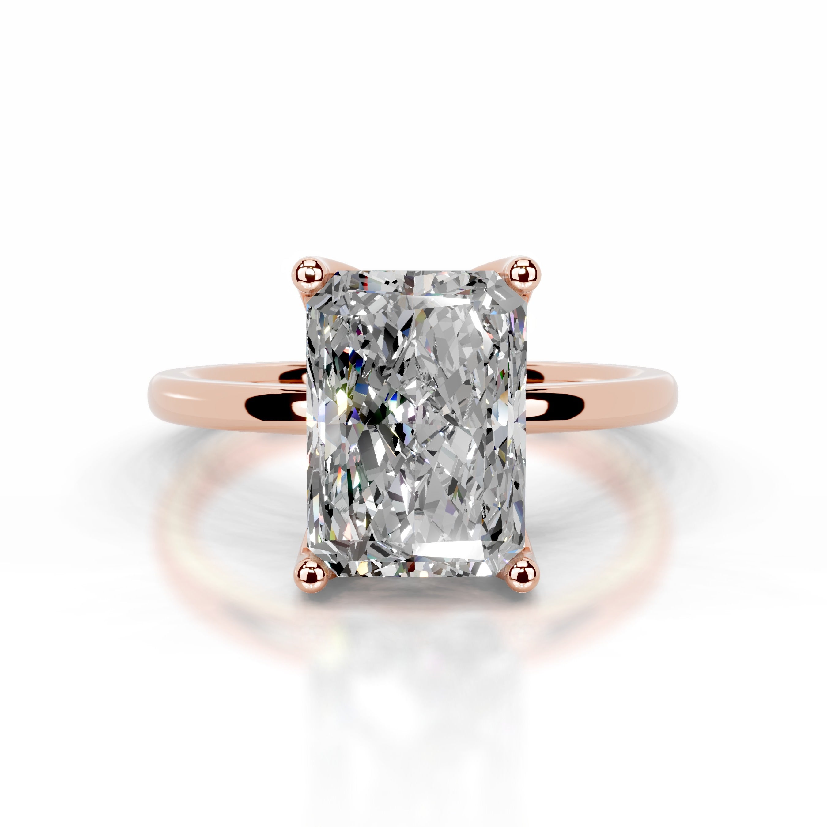 Phoenix Moissanite Ring - 14K Rose Gold、mySite、hinf8tx79