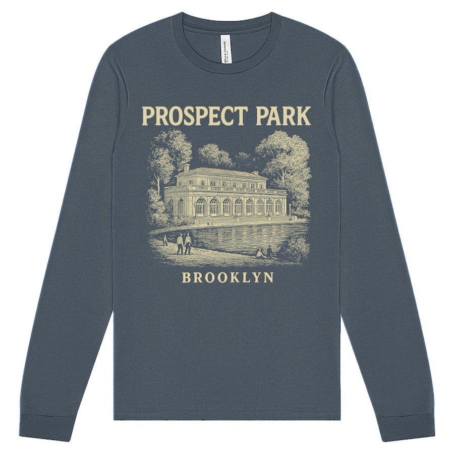 Vintage Navy Prospect Park Brooklyn Long Sleeve、mySite、vikingsvslions