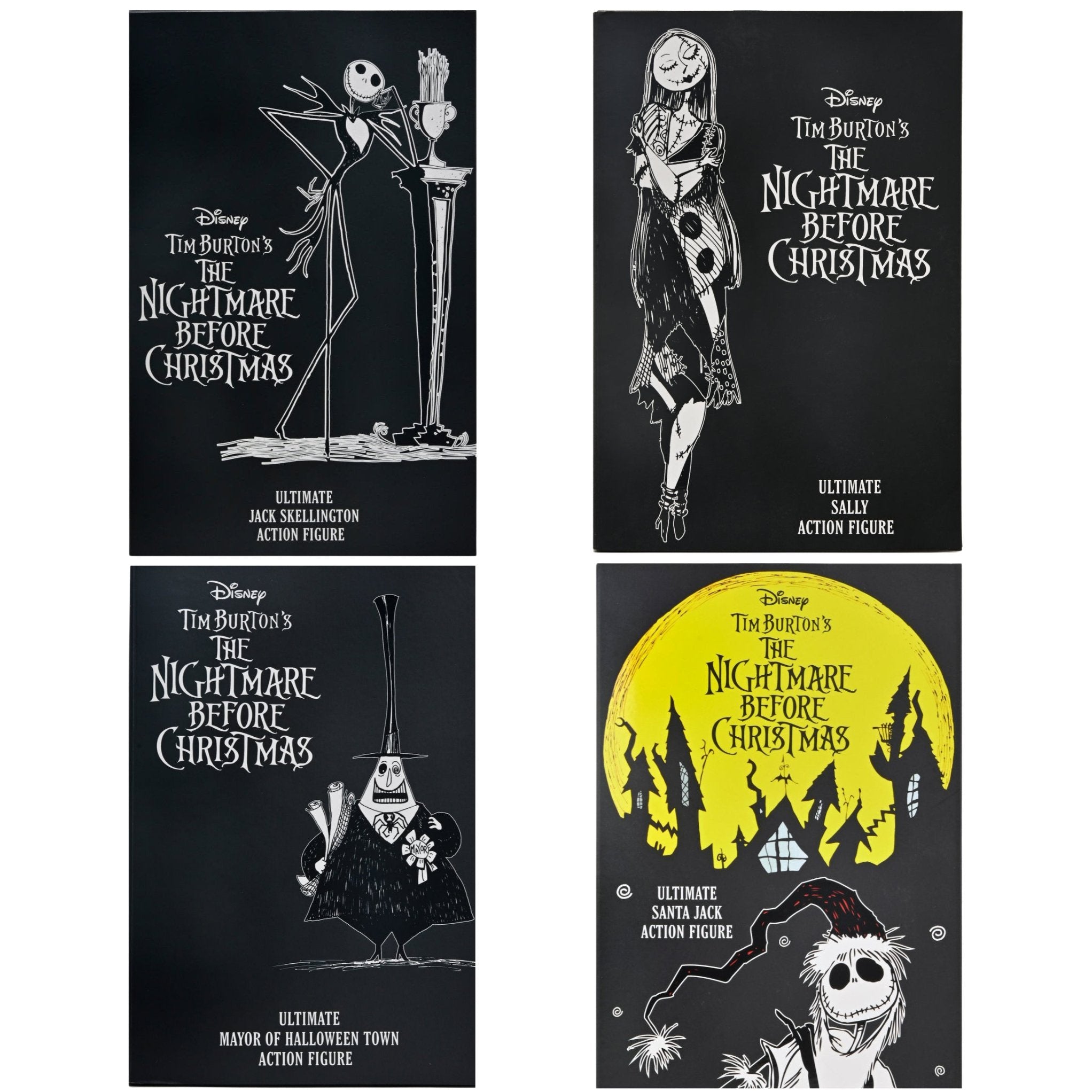 NECA Nightmare Before Christmas Set of 4、mySite、hgirdovlk
