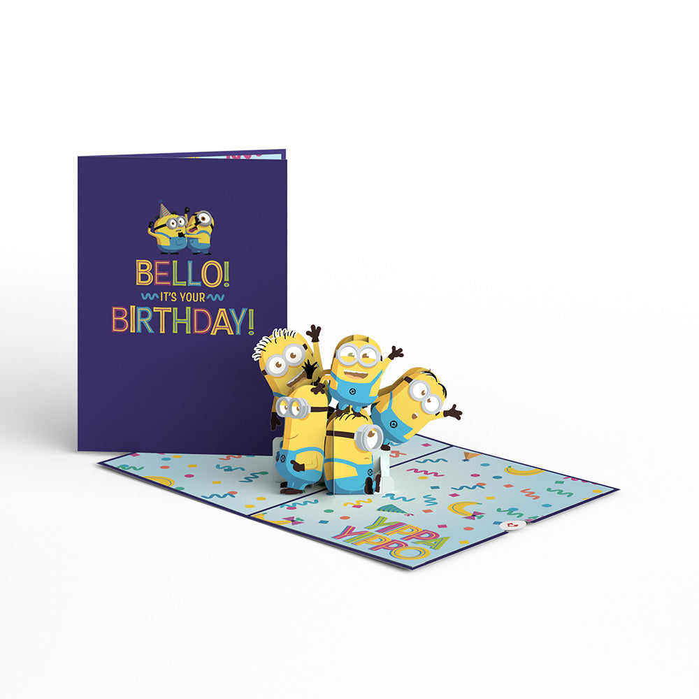 Minions Bello Birthday! Pop-Up Card、mySite、solidvoid
