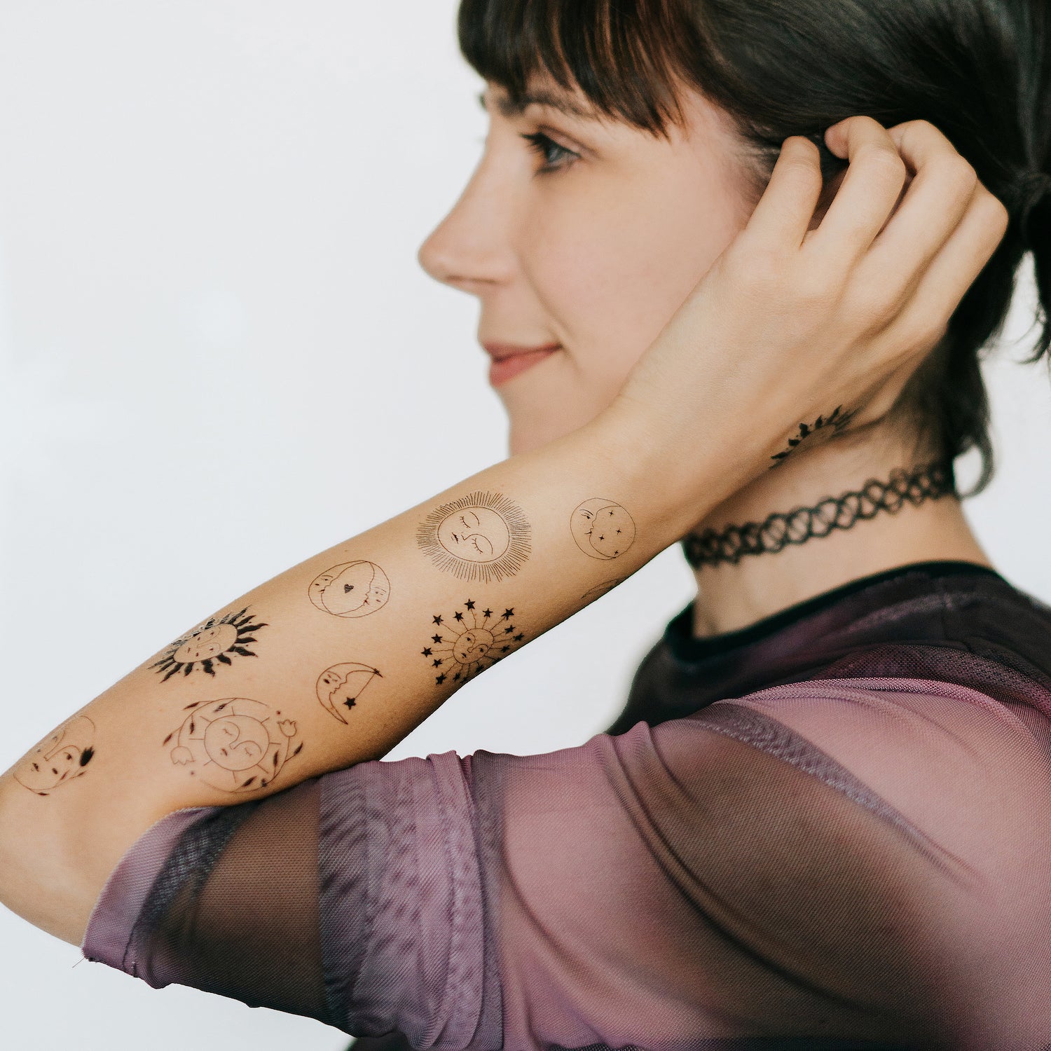  Night & Day Tattly Temporary Tattoo Sheets、mySite、ghnorth