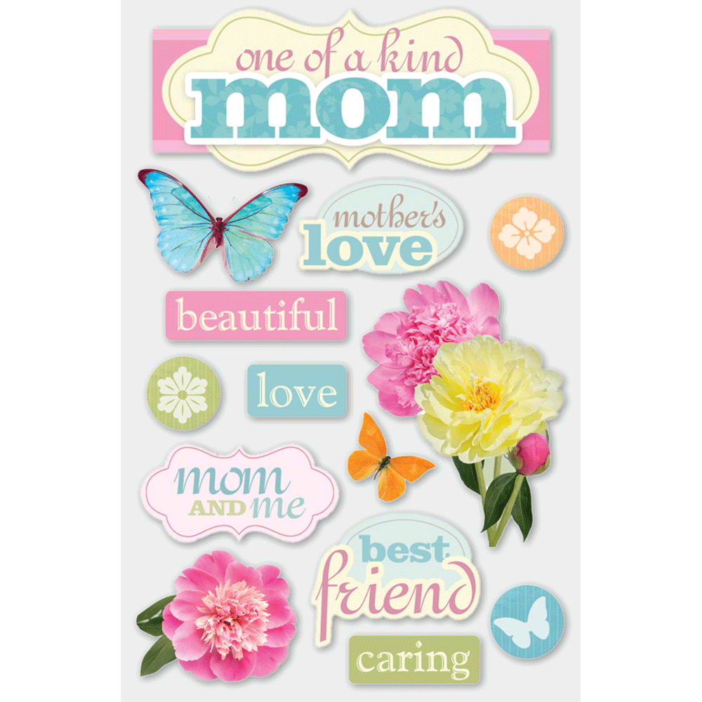  Mom 3-D Stickers、mySite、ghnorth