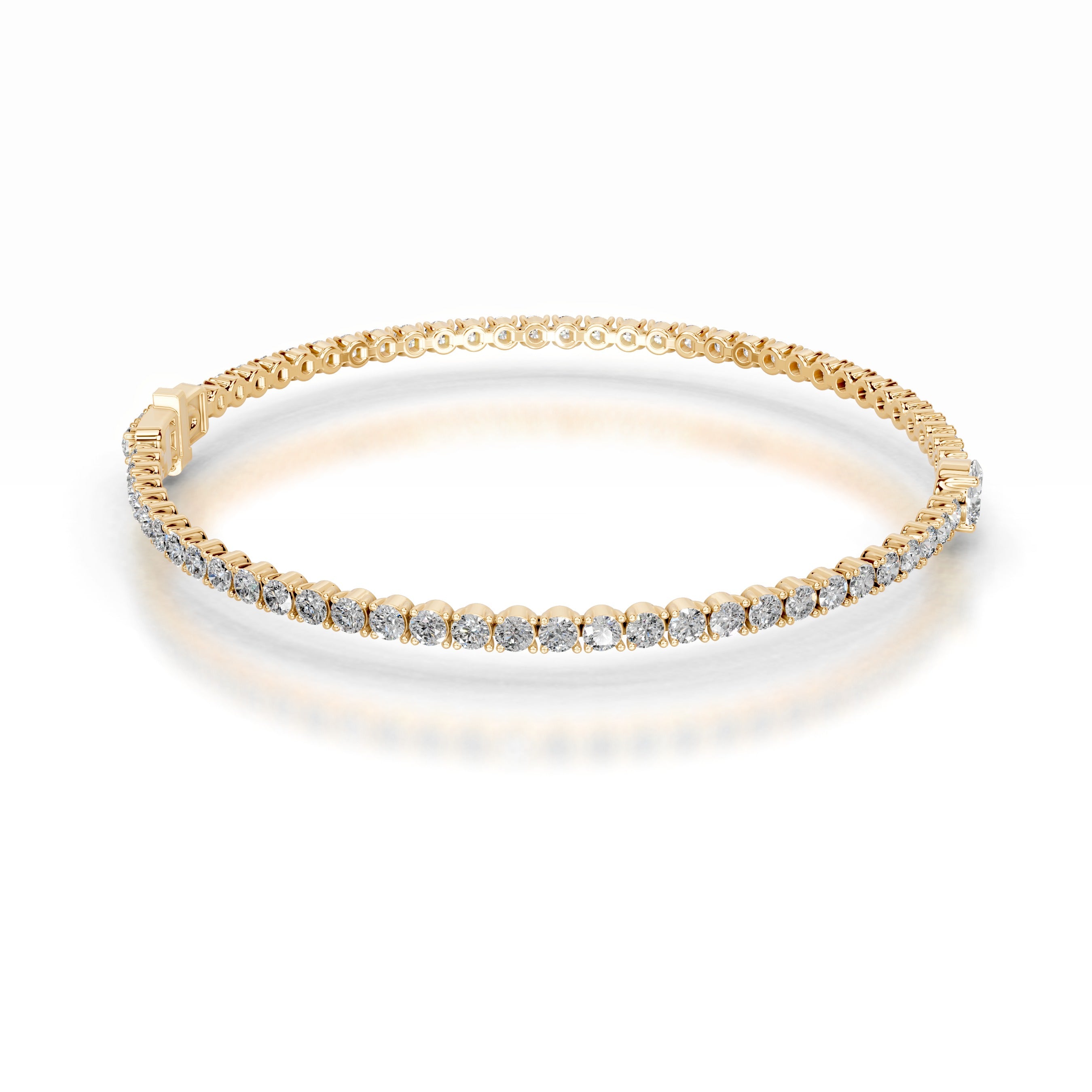 Cheryl Diamond Bracelet - 18K Yellow Gold、mySite、hinf8tx79