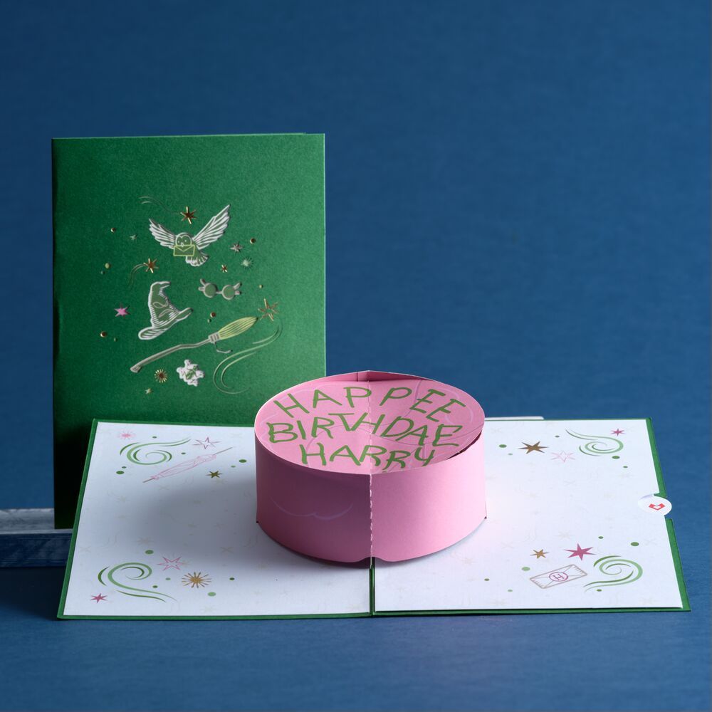 Harry Potter™ Happee Birthdae Cake Pop-Up Card、mySite、solidvoid