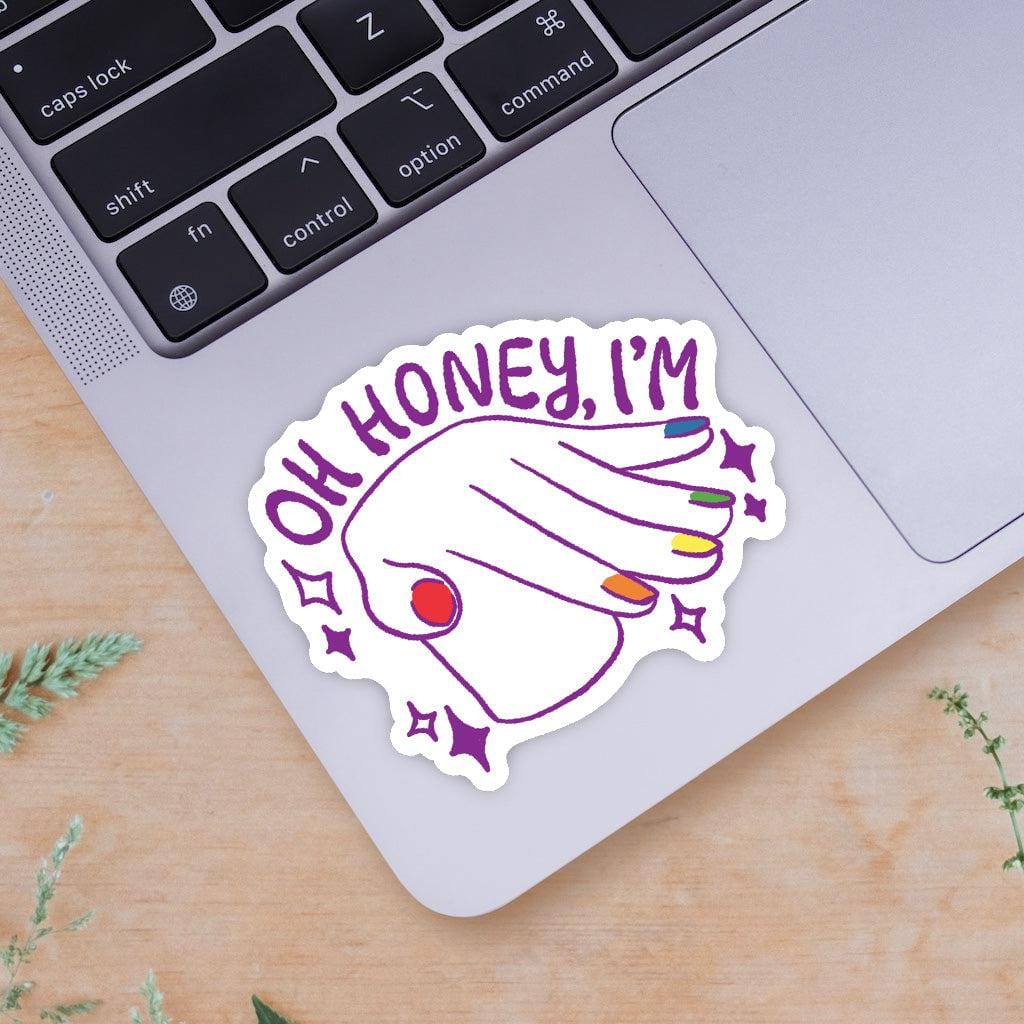  Oh Honey, I'm... Pride Sticker、mySite、ghnorth