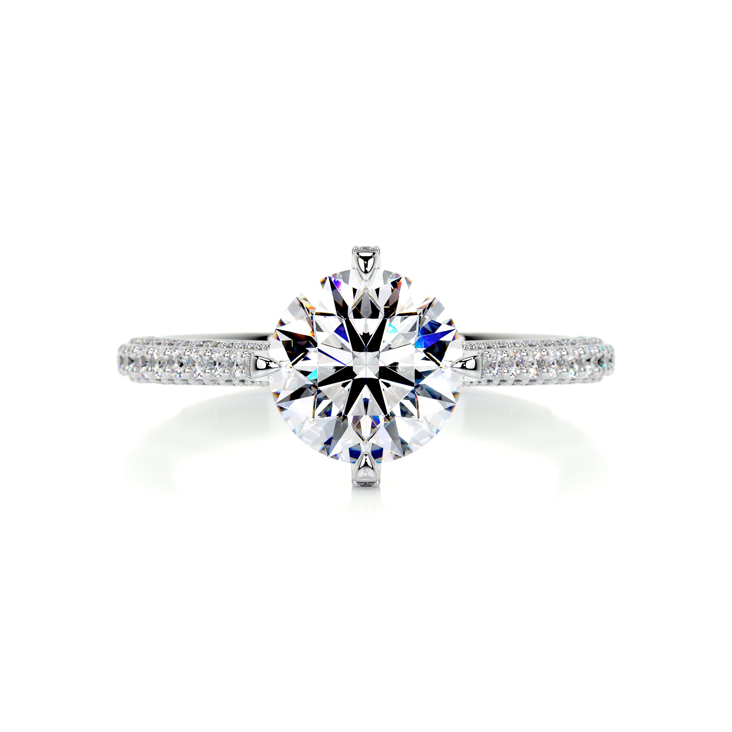 Jocelyn Moissanite & Diamond Ring -Platinum、mySite、hinf8tx79