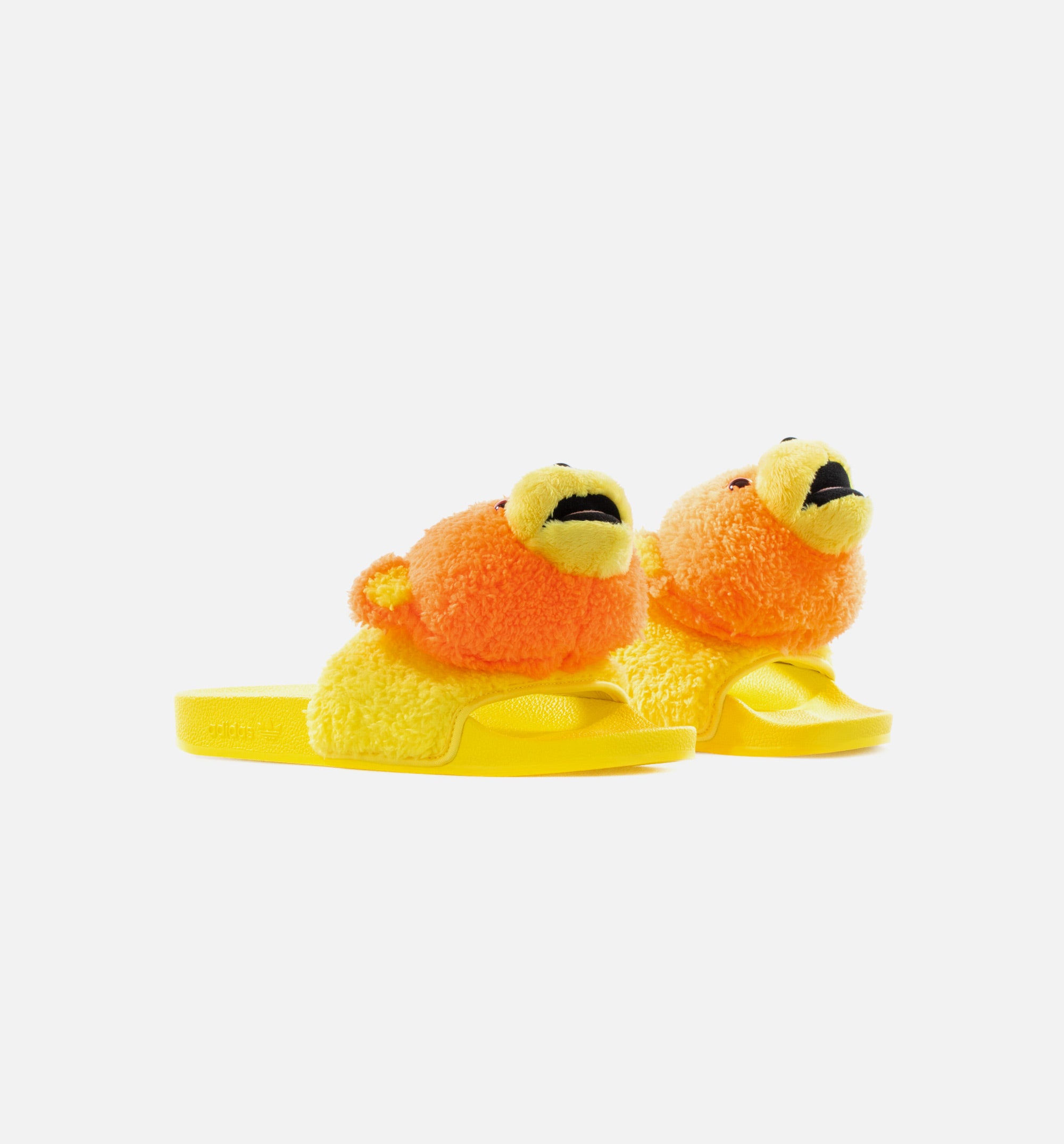 Jeremy Scott Teddy Adilette Mens Sandal - Orange/Yellow、mySite、dreamappss