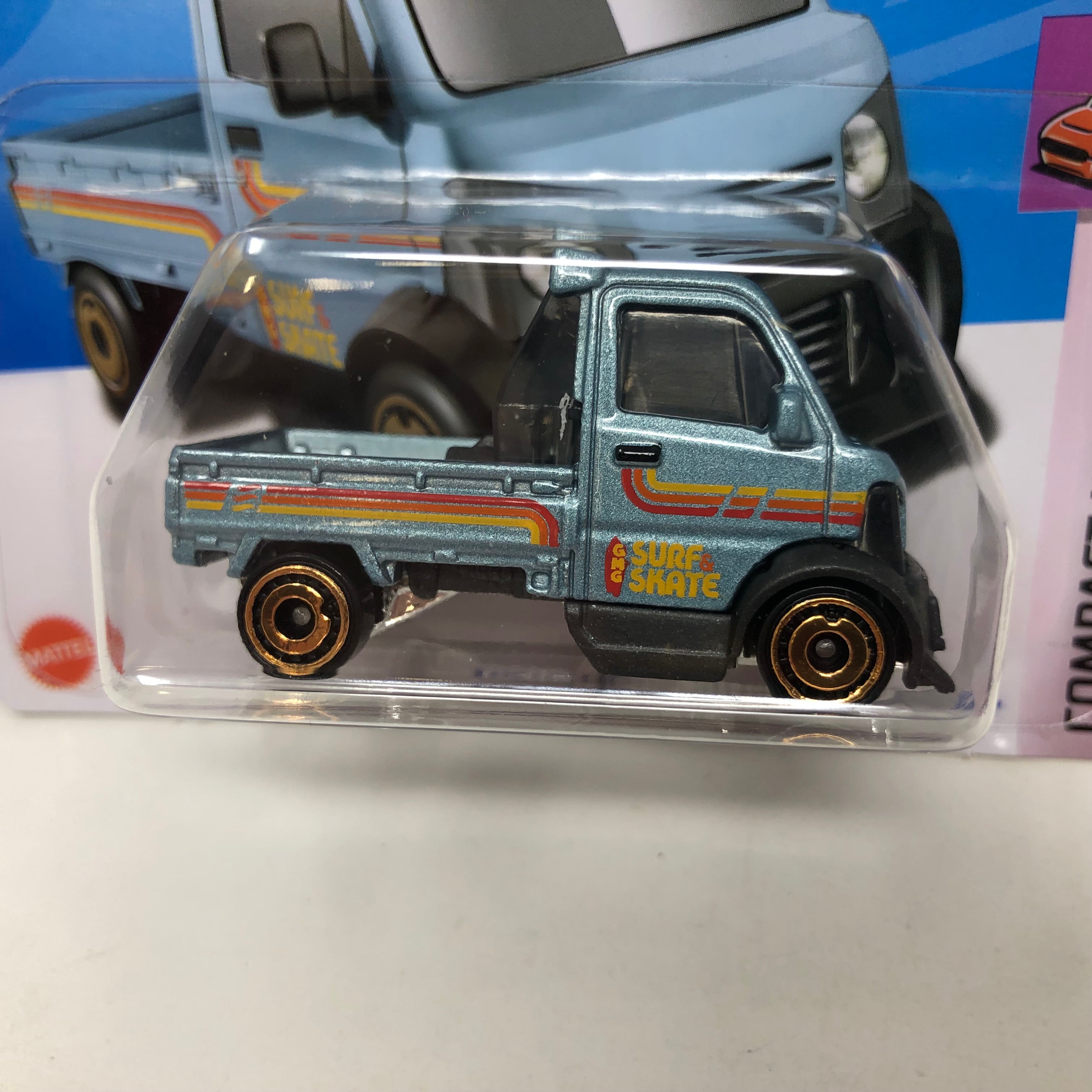 Mighty K #21 * Steel Blue * 2024 Hot Wheels Basic Short Card Case A、mySite、hgirdovlk