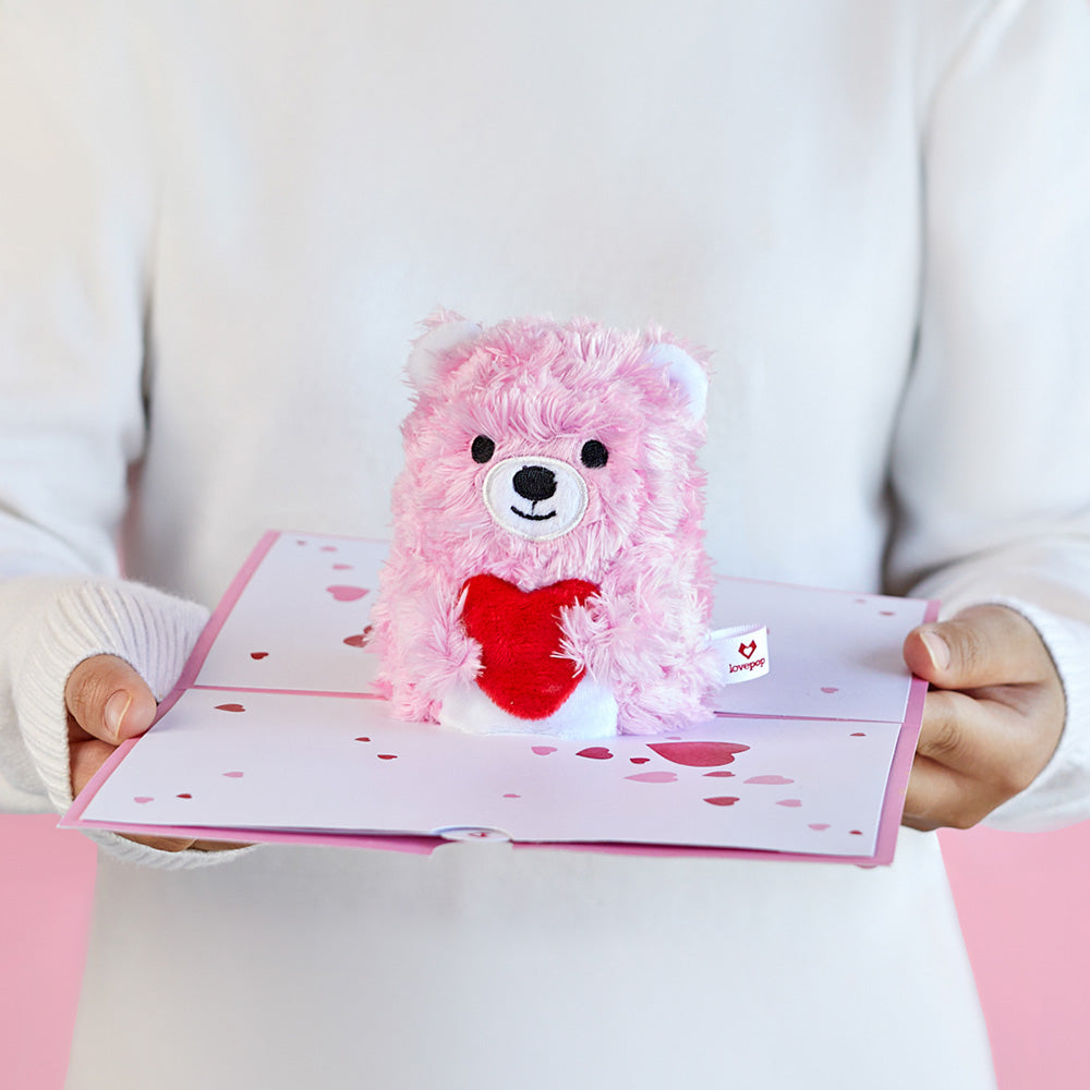 'You Make Me Beary Happy' Plushpop Card、mySite、solidvoid