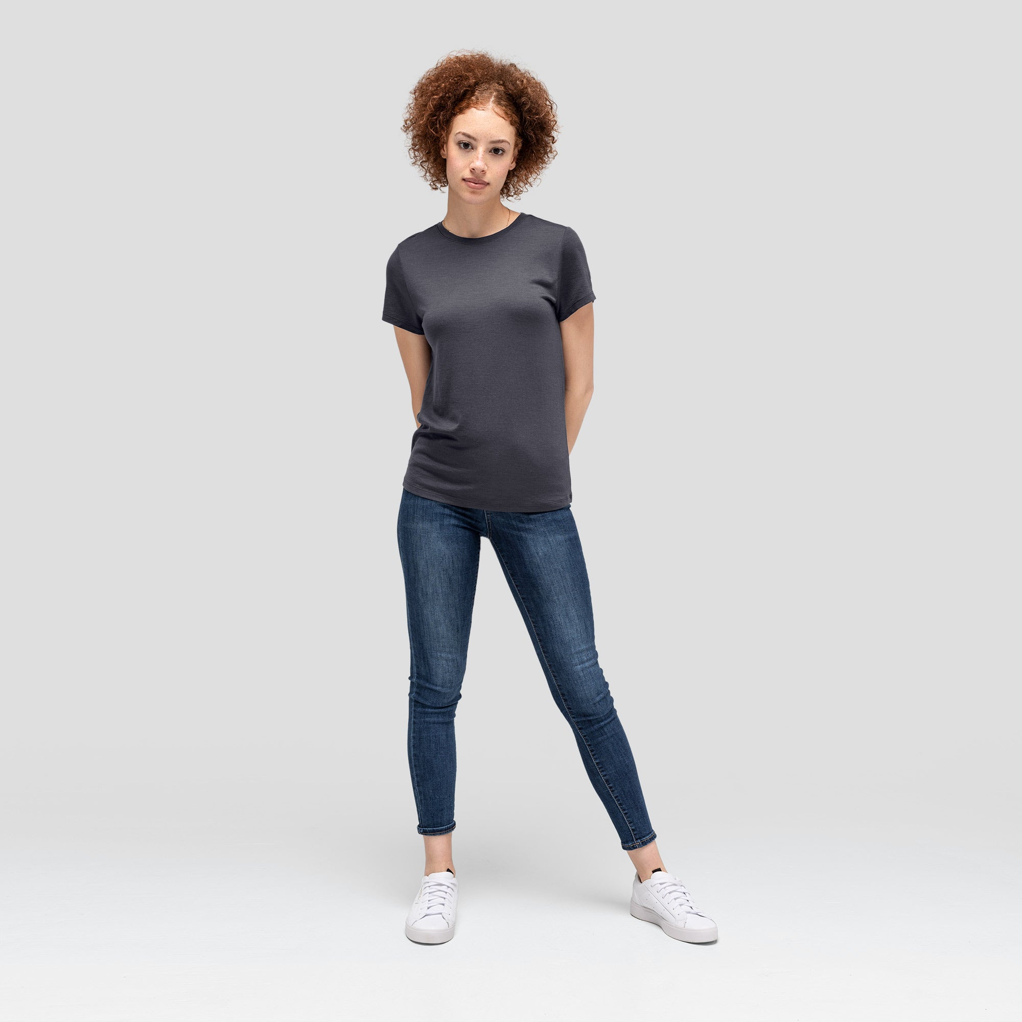 Women's Merino Crew Neck T-Shirt、mySite、noshort