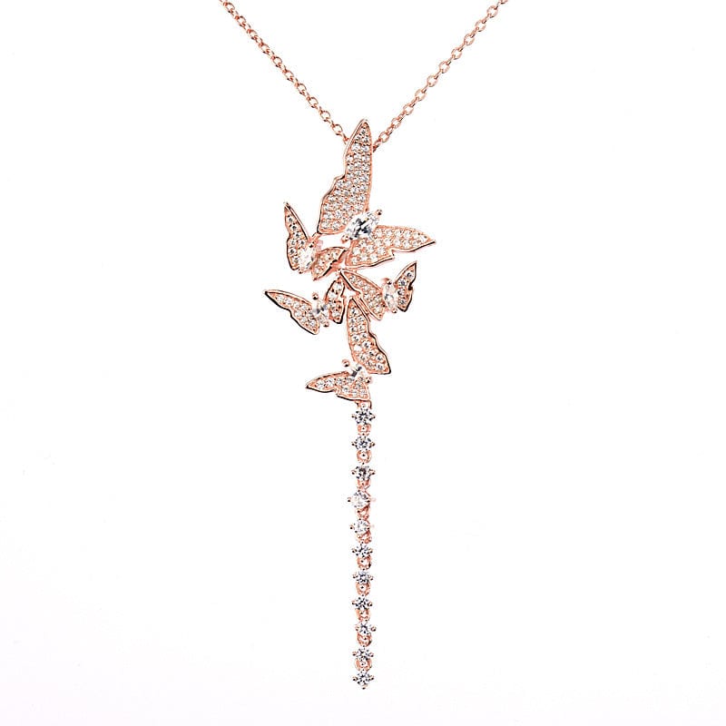 Fluttering Butterflies Necklace and Earrings-TOP Quality, Spectacular!、mySite、g9winljtr