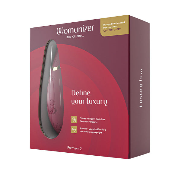 Womanizer Premium 2 | Air Pulse Vibrator | Maroon、mySite、bottomscart