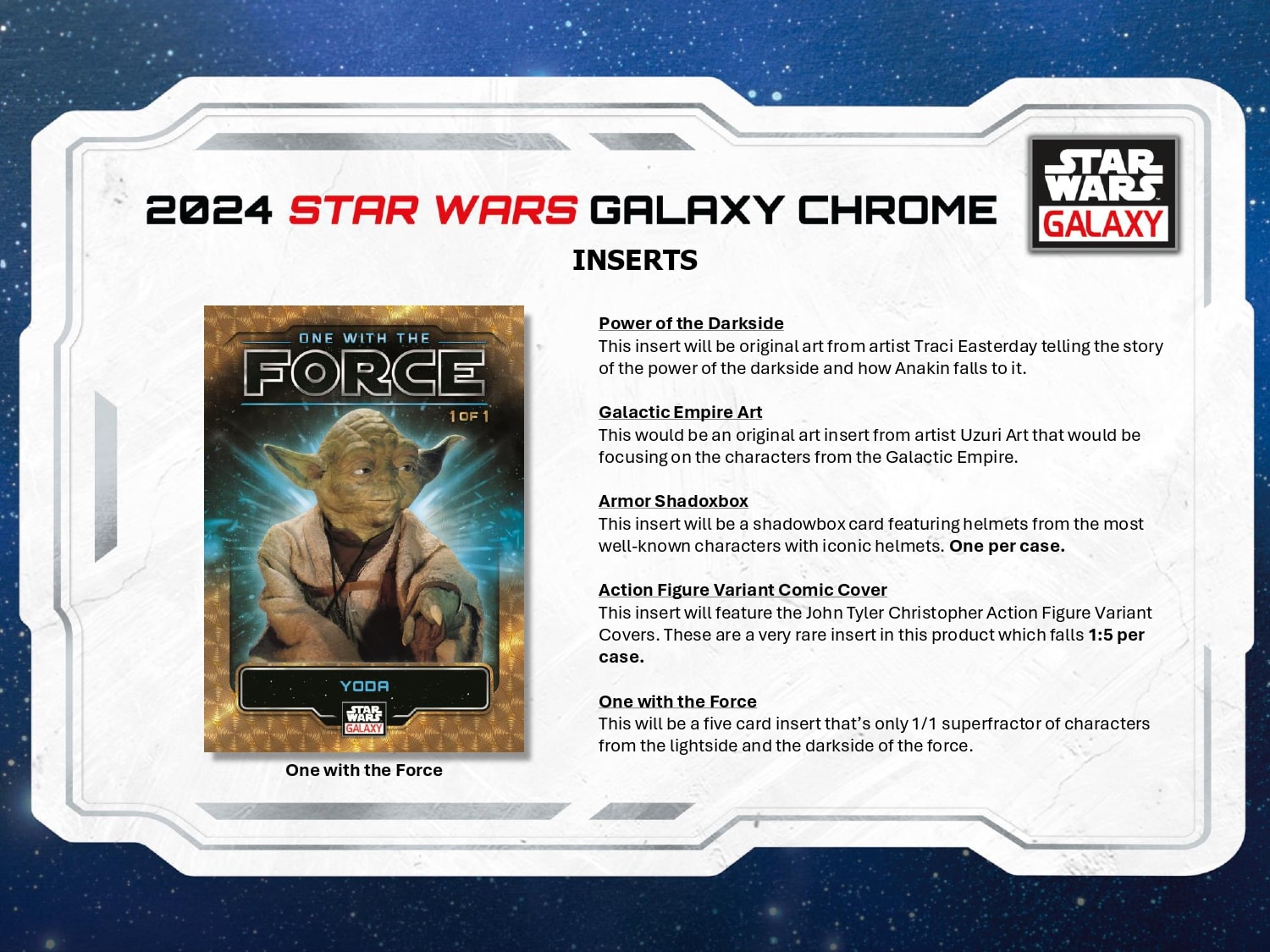 Topps Chrome Star Wars Galaxy 2024 - Hobby Box、mySite、waistdrama