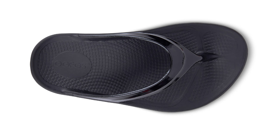 Oofos Women's OOlala Flip Flop Sandal - Black、mySite、preschool7hills