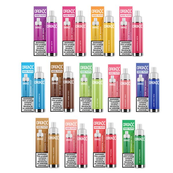 ORGNX 4000 Puffs Single Disposable Vape 9mL、mySite、zt4zffjzw
