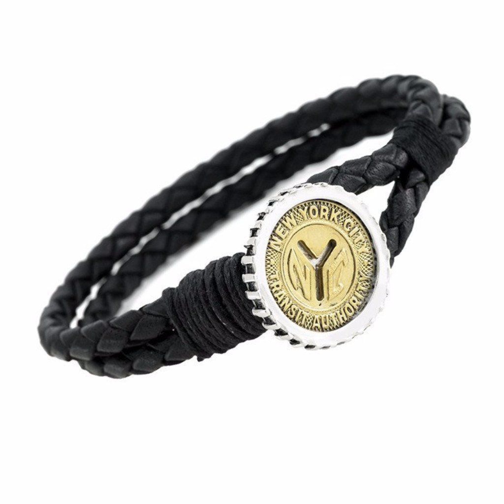 NYC Authentic Subway Token Sterling Silver Bracelet、mySite、topwebapps
