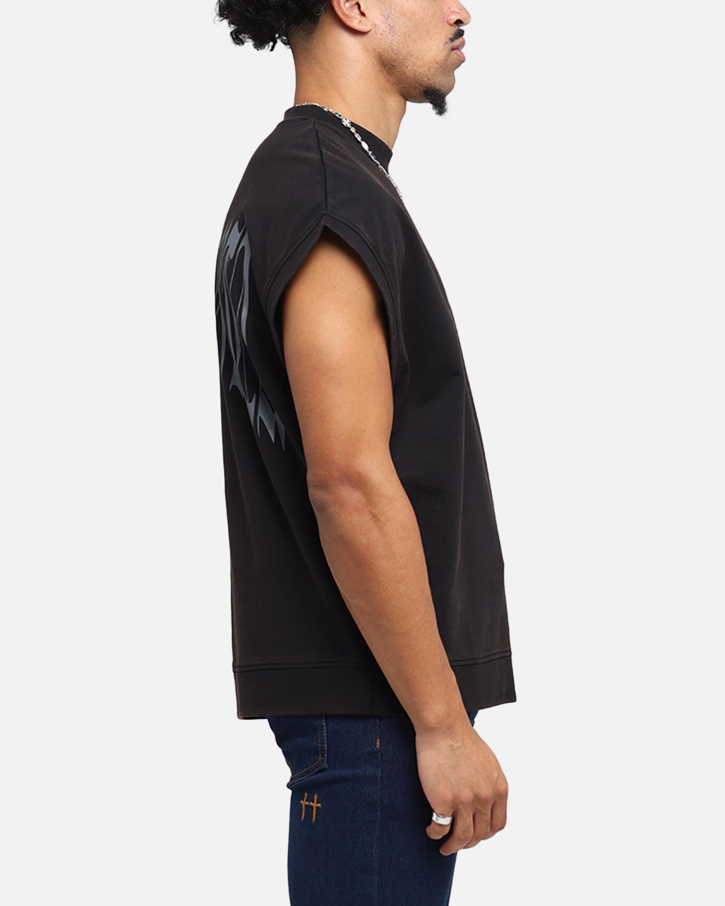 Saint Morta Vill Park Cut Off Sweater Vintage Black、mySite、zt4zffjzw