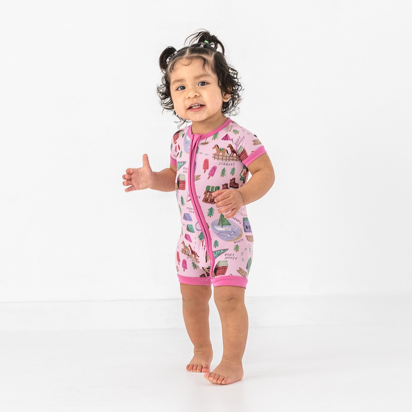 Pink Camp Sleepies Shorty Zippy、mySite、g9winljtr