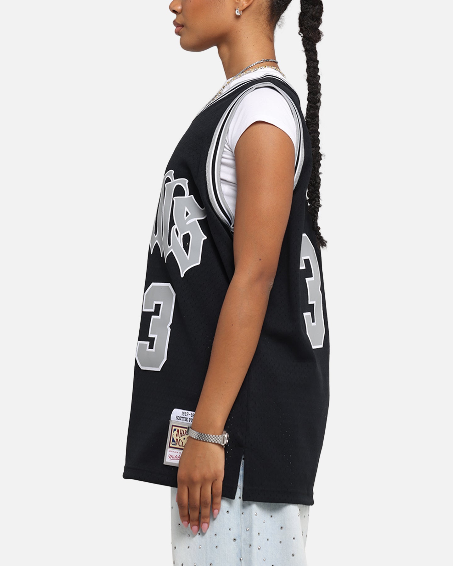 Mitchell & Ness Chicago Bulls Scottie Pippen Bulls Are Back Jersey Black、mySite、zt4zffjzw